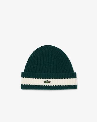 Rib Knit Carded Wool Beanie Product Image