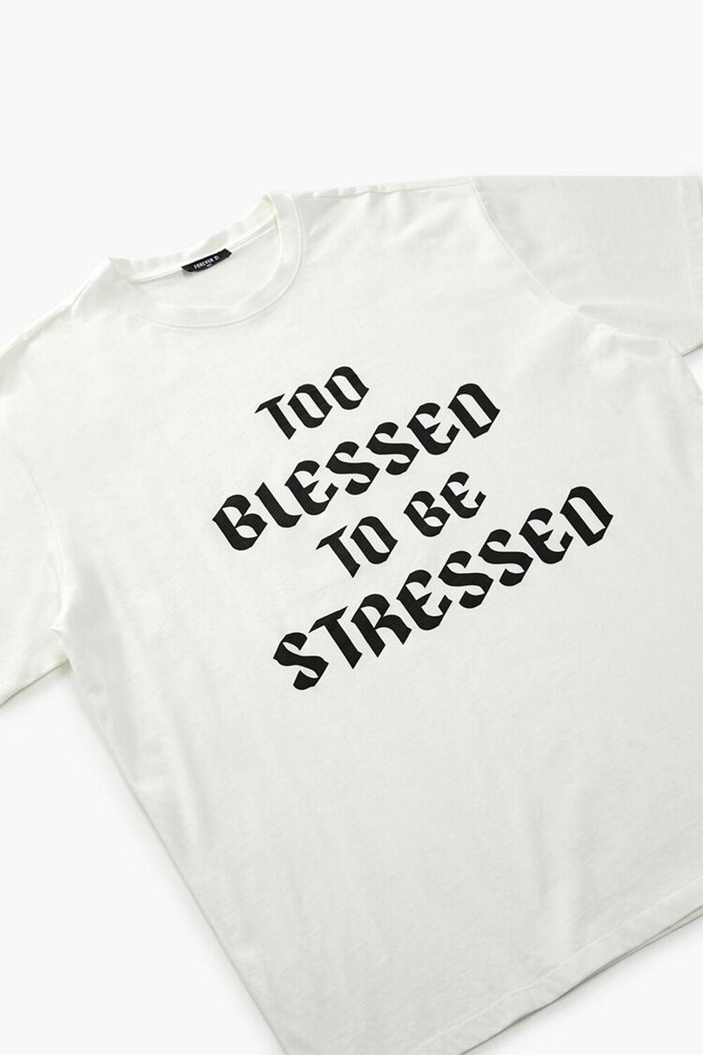 Too Blessed To Be Stressed Tee | Forever 21 Product Image