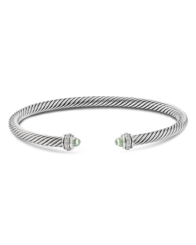 Womens Cable Classics Color Bracelet with Pav Diamonds Product Image