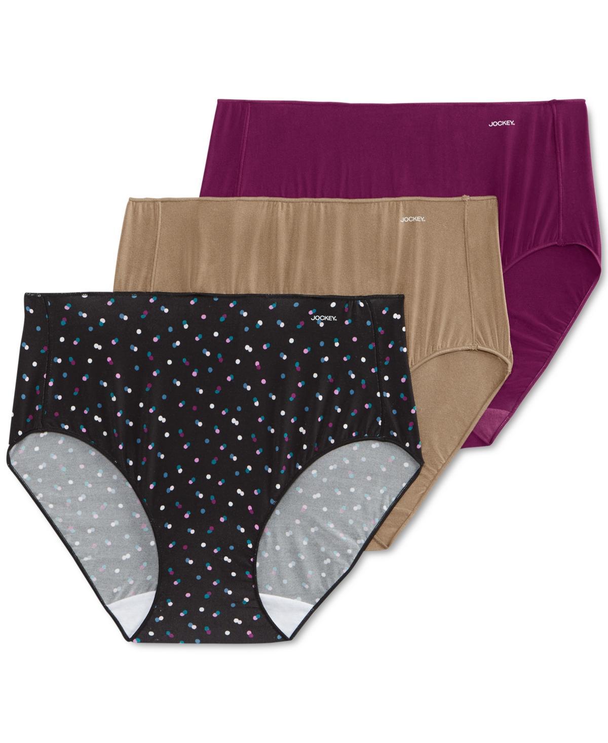 Womens Jockey No Panty Line Promise 3-Pack Hip Brief Panty Set 1772 Product Image