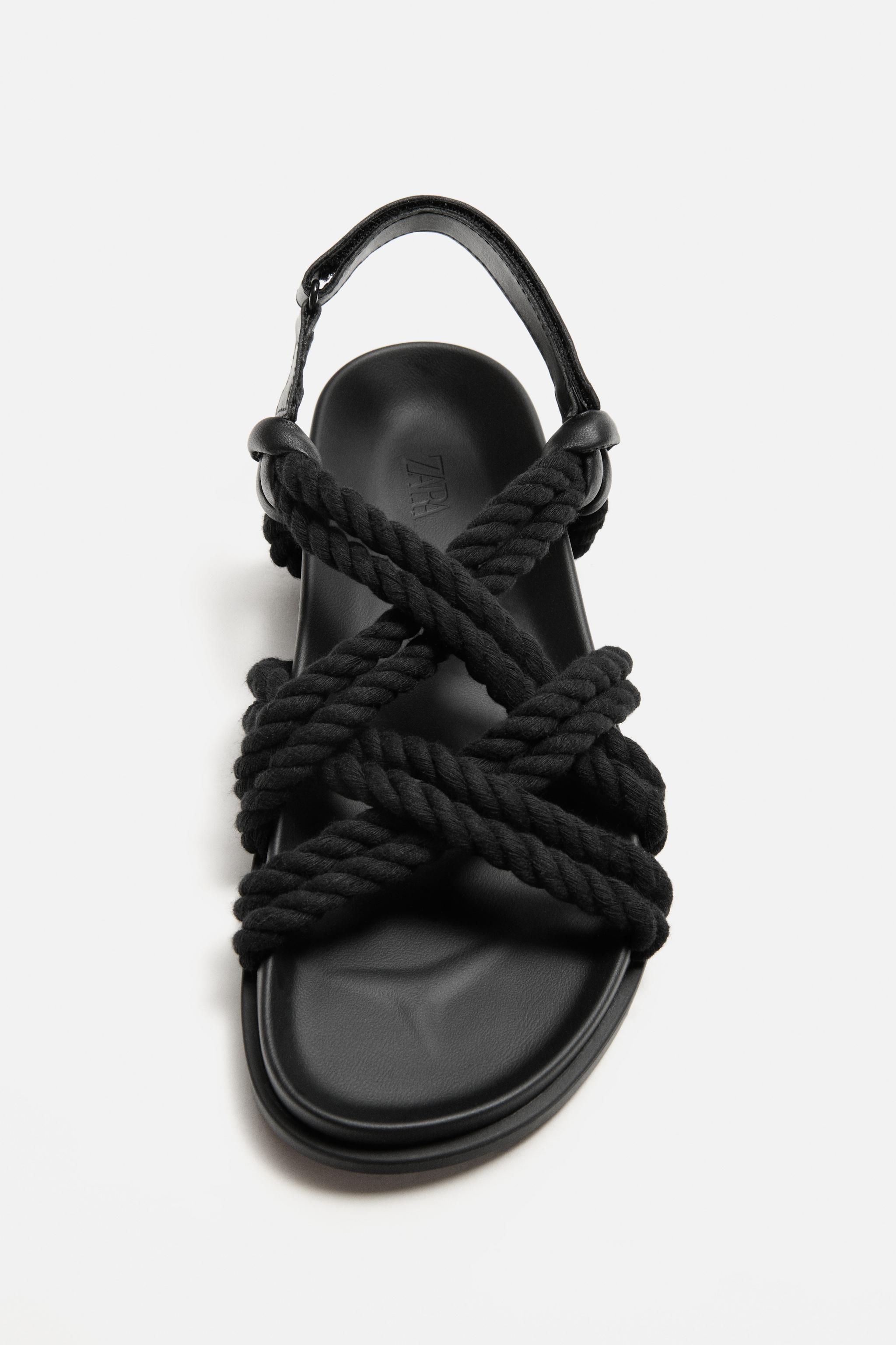 ROPE LEATHER SANDALS Product Image