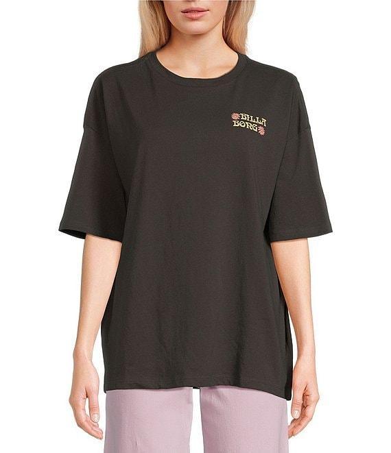 Billabong Out Until Dawn Graphic Short Sleeve Oversized T-Shirt Product Image