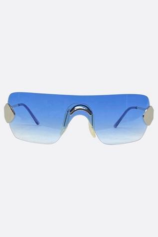 Giant Vintage Toner Y2K Rimless Shield Sunglasses Product Image