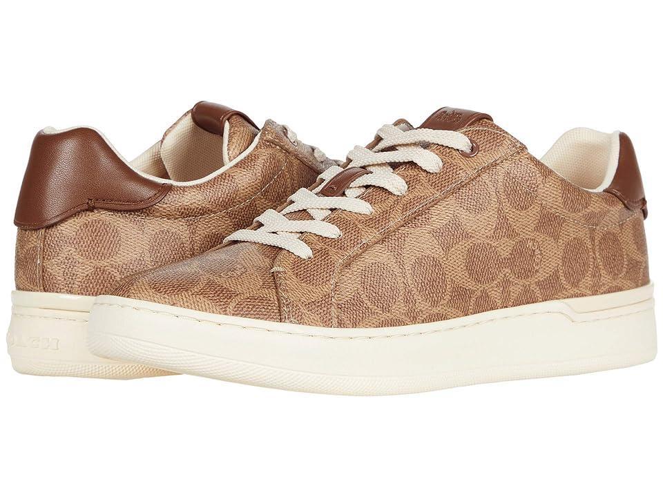 COACH Lowline C Logo Print Canvas Sneakers Product Image