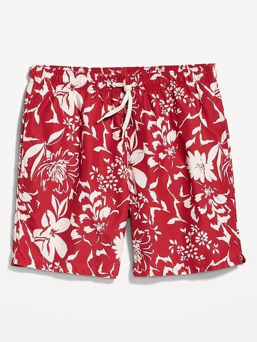 Printed Swim Trunks --7-inch inseam Product Image