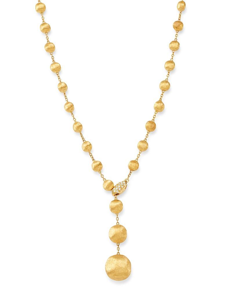 Marco Bicego 18K Yellow Gold Africa Diamond Y Necklace, 16.75 Product Image