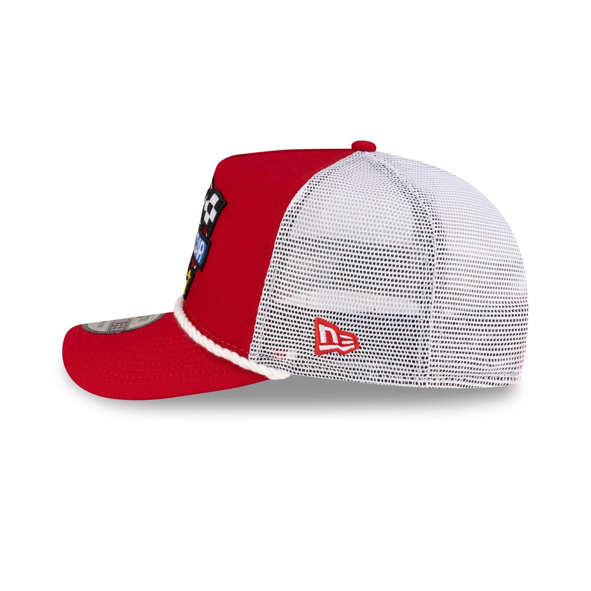 NASCAR Classics Flags Red Golfer Hat Male Product Image