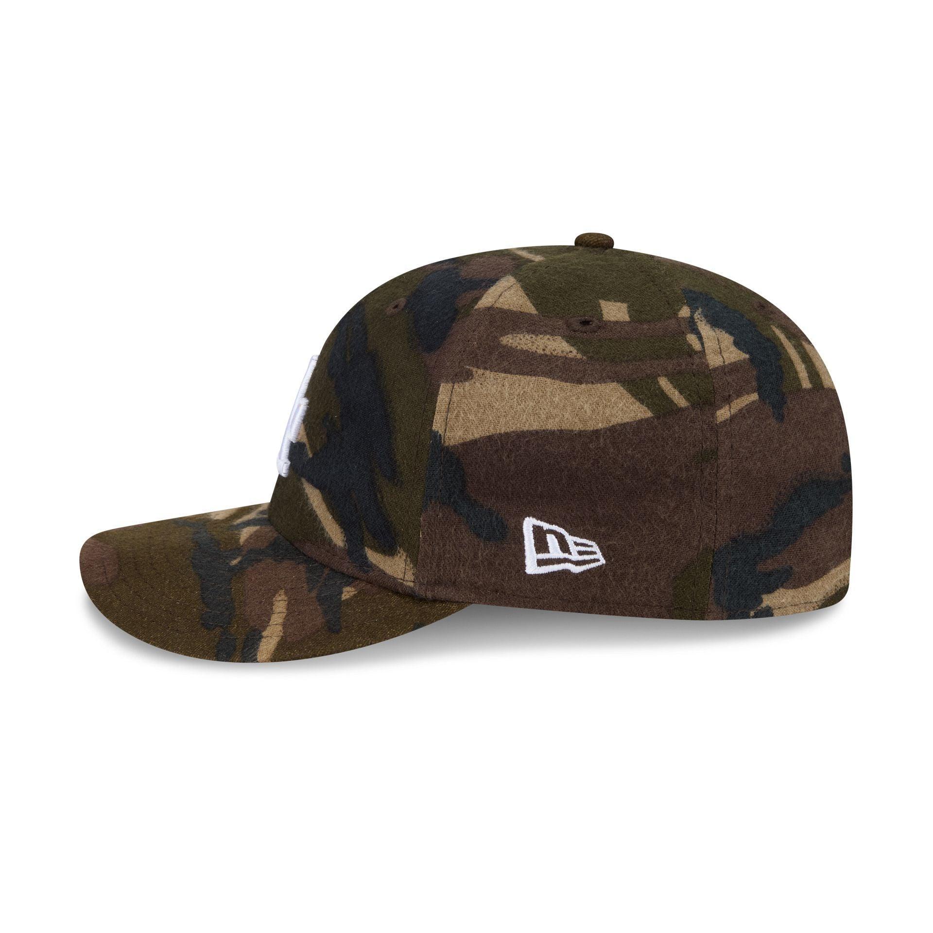 Los Angeles Dodgers Three Looms Camo Pre-Curve 59FIFTY Fitted Hat Male Product Image