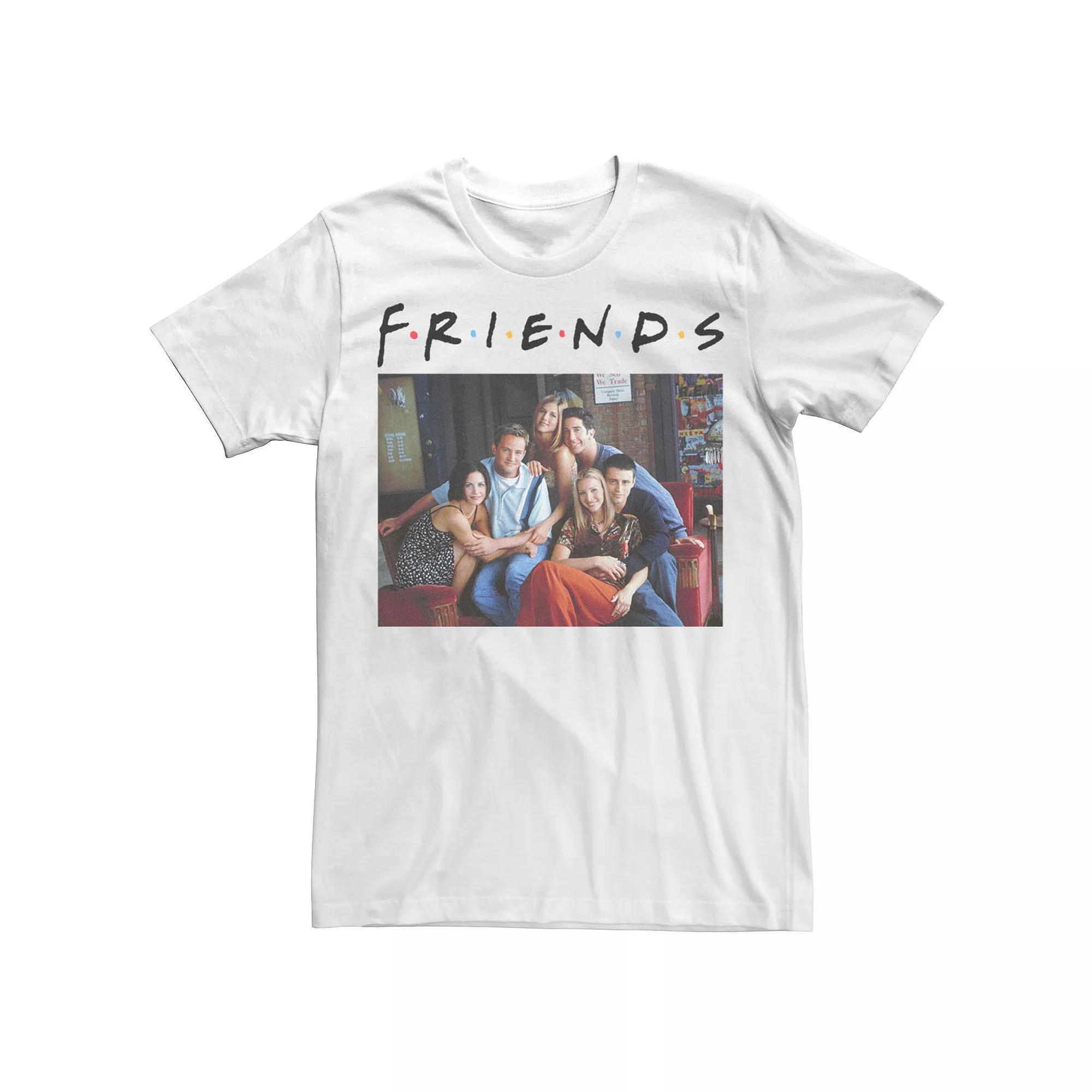 Men's Friends Classic Logo Group Portrait Tee,  Product Image