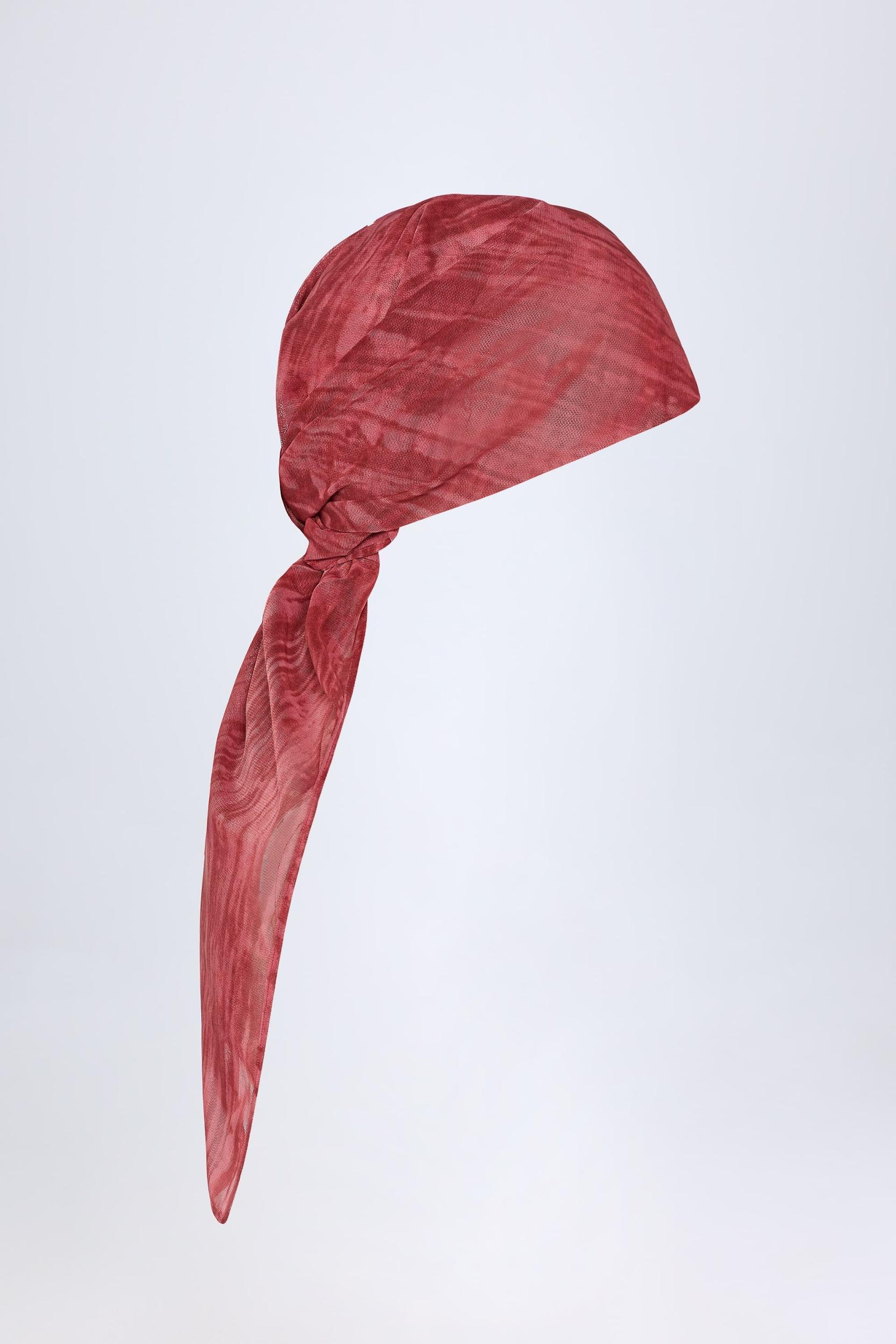 Headscarf in Red Print Product Image