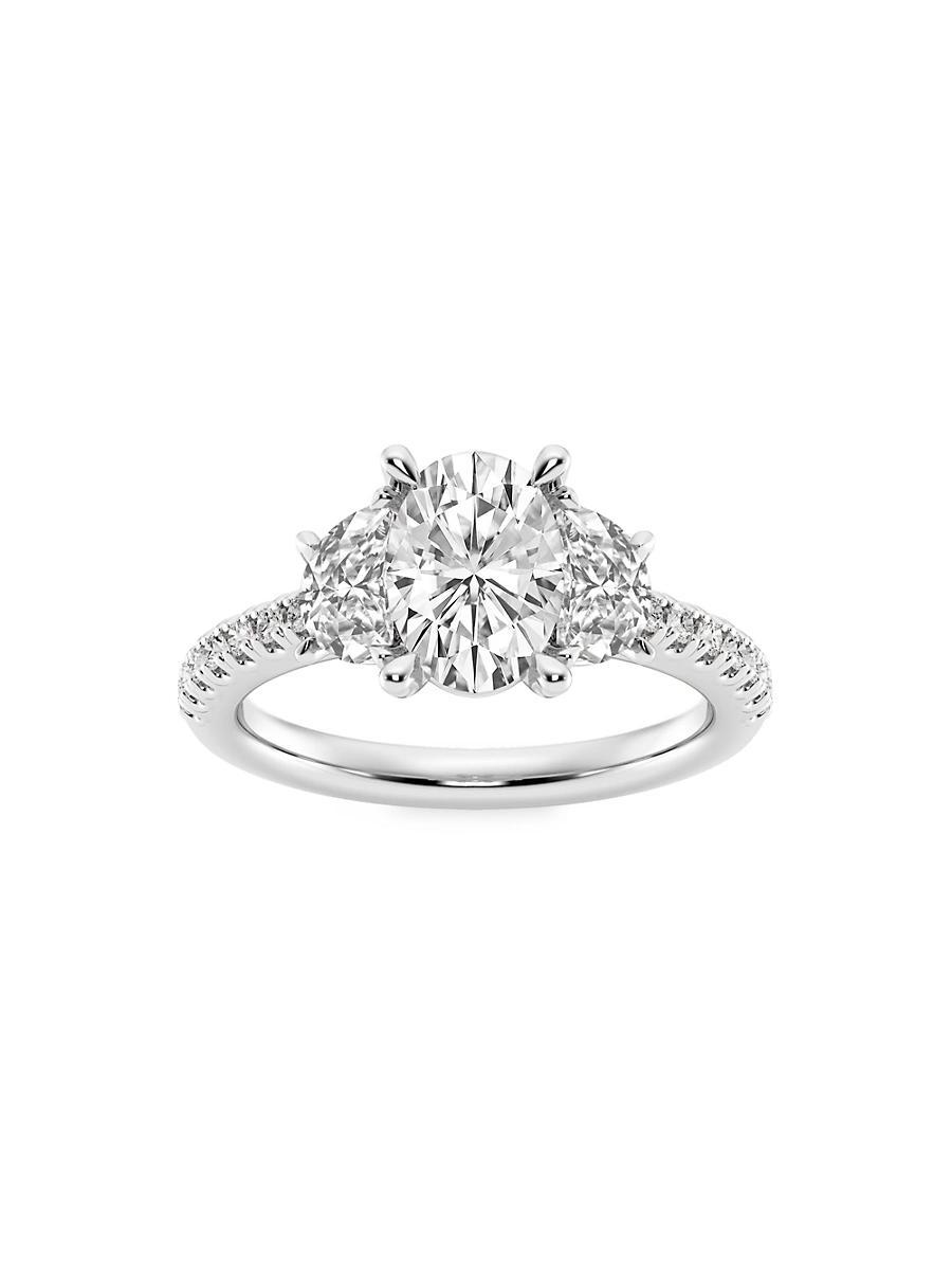 Womens Platinum & Oval Lab-Grown Diamond Ring/2.75-7.00 TCW Product Image