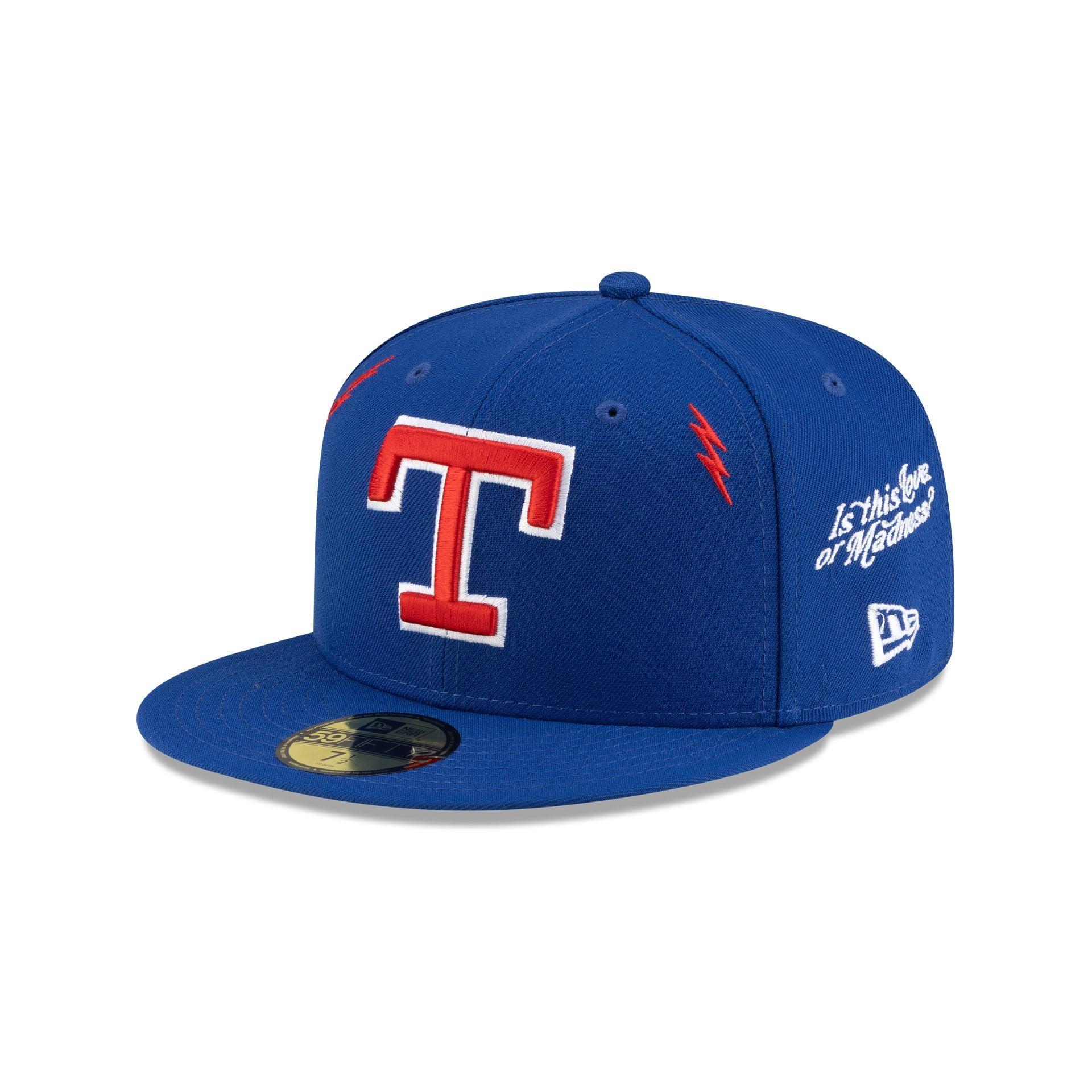 Diet Starts Monday x Texas Rangers Lightening Bolts 59FIFTY Fitted Hat Male Product Image