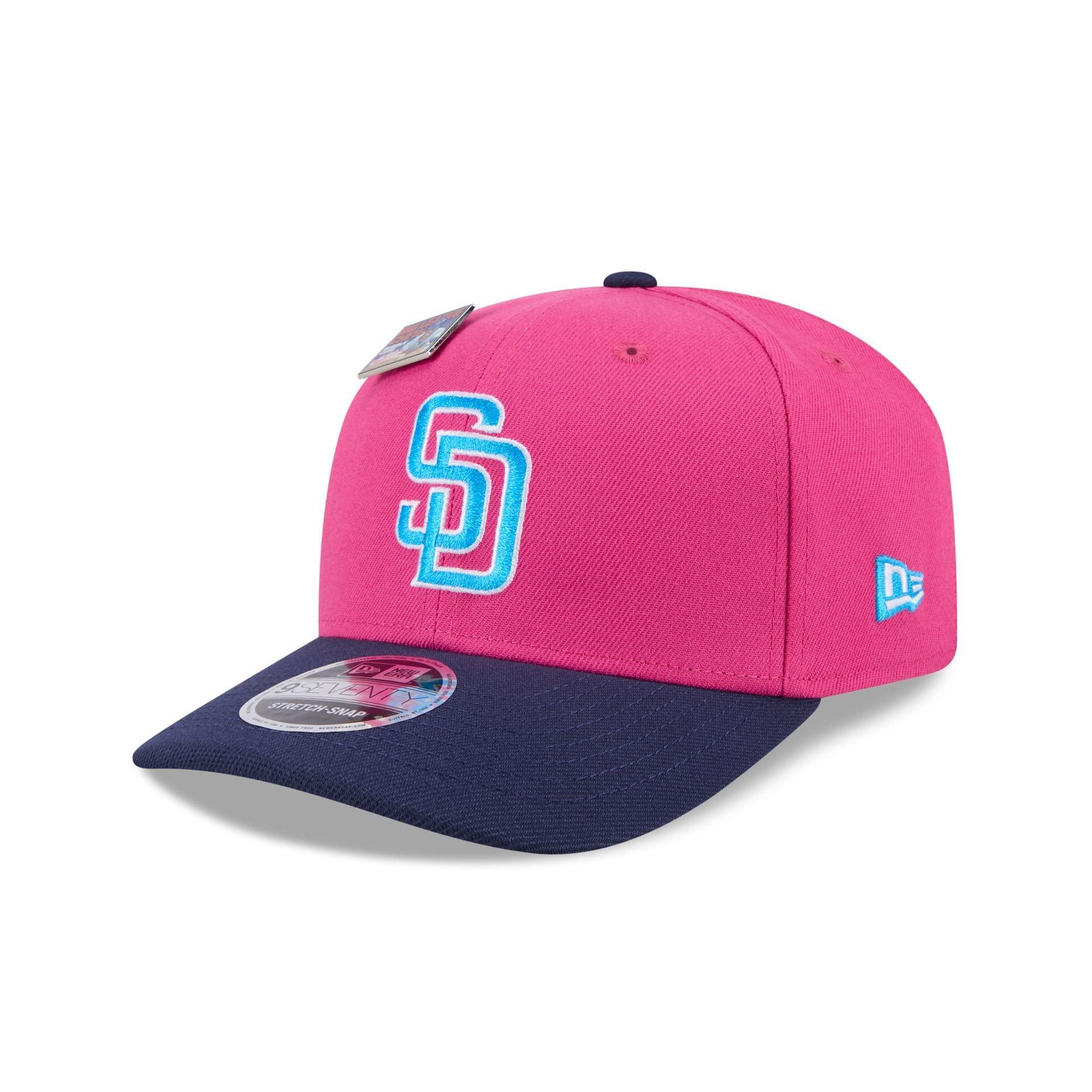 Big League Chew X San Diego Padres Big Rally Blue Raspberry 9SEVENTY Stretch-Snap Hat Male Product Image