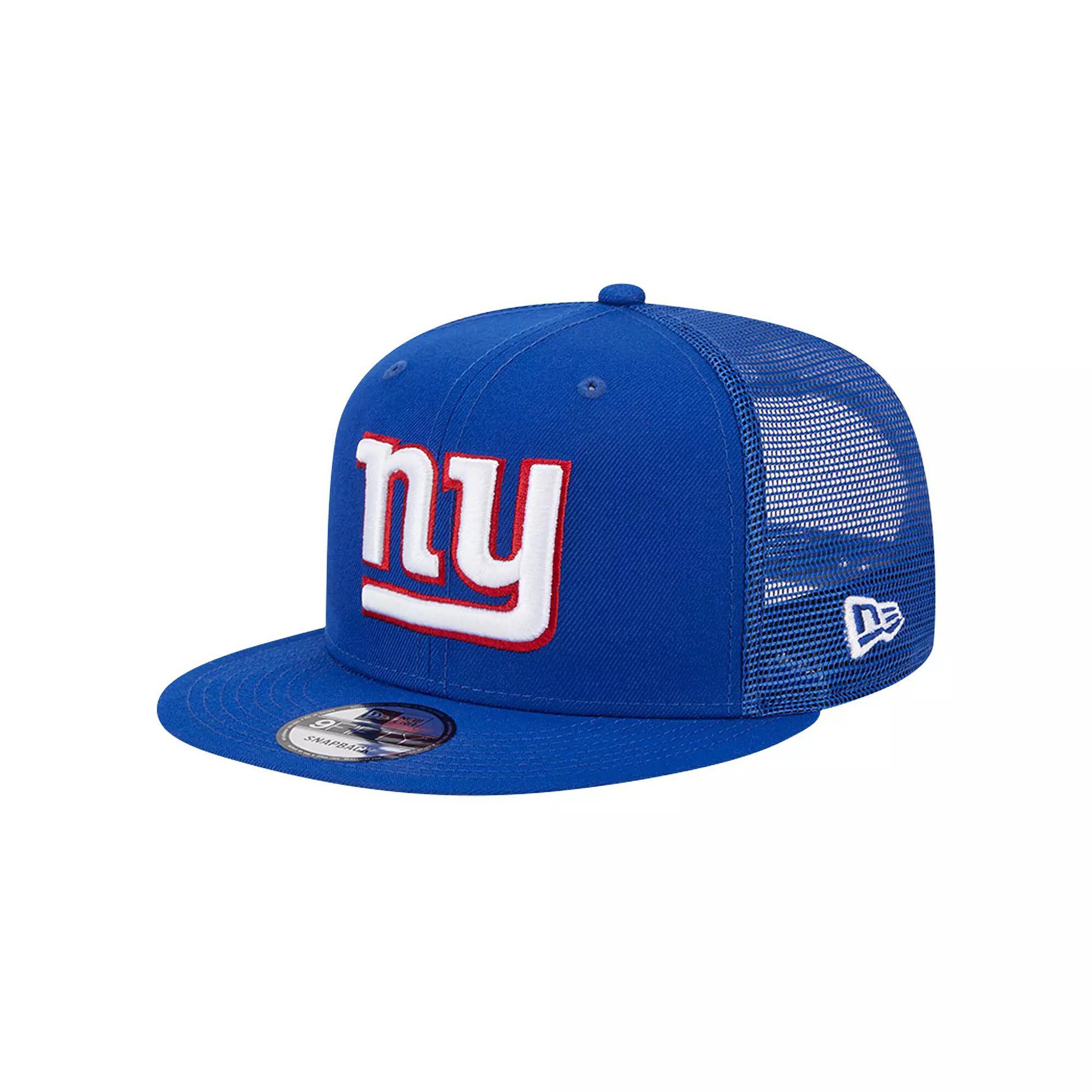 Men's New Era Royal New York Giants Main Trucker 9FIFTY Snapback Hat, Blue Product Image