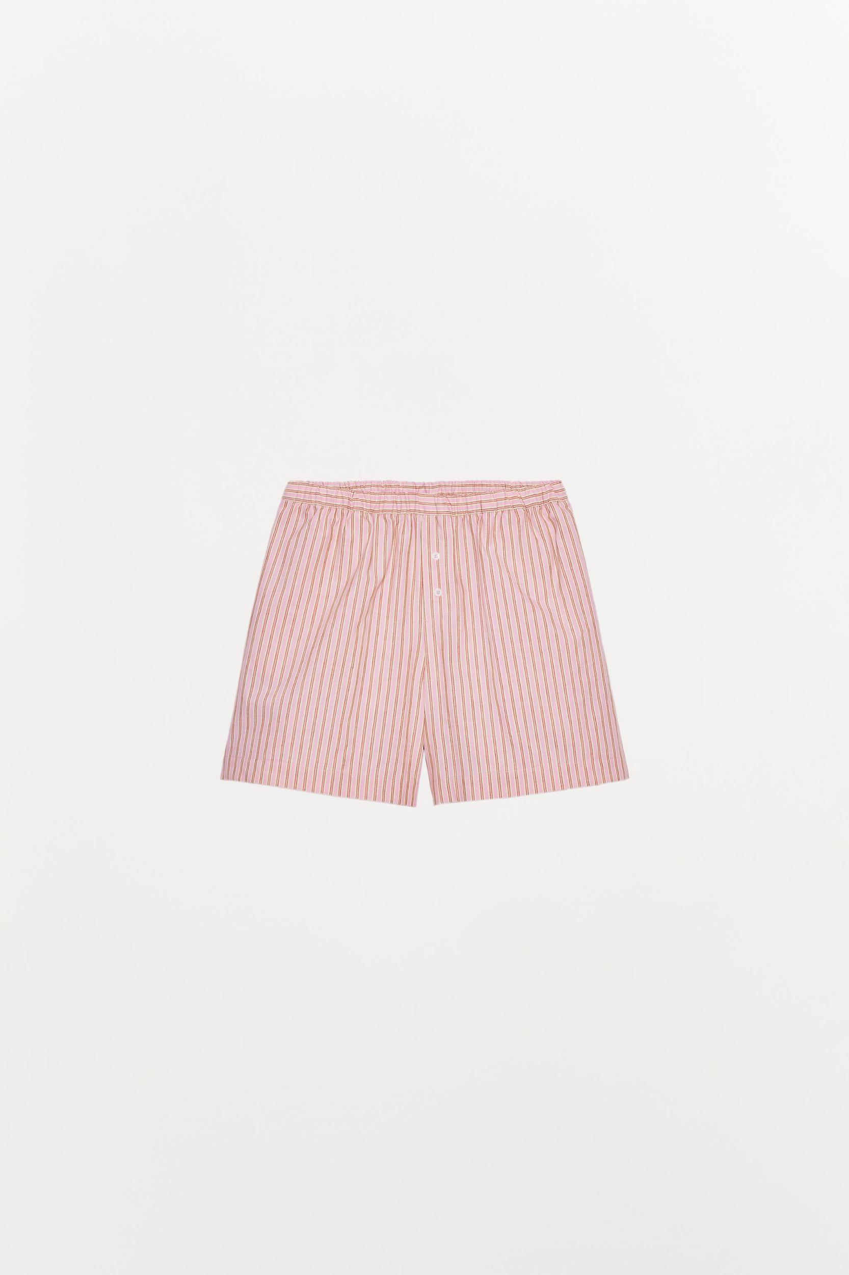 STRIPED SHORTS WITH COTTON Product Image