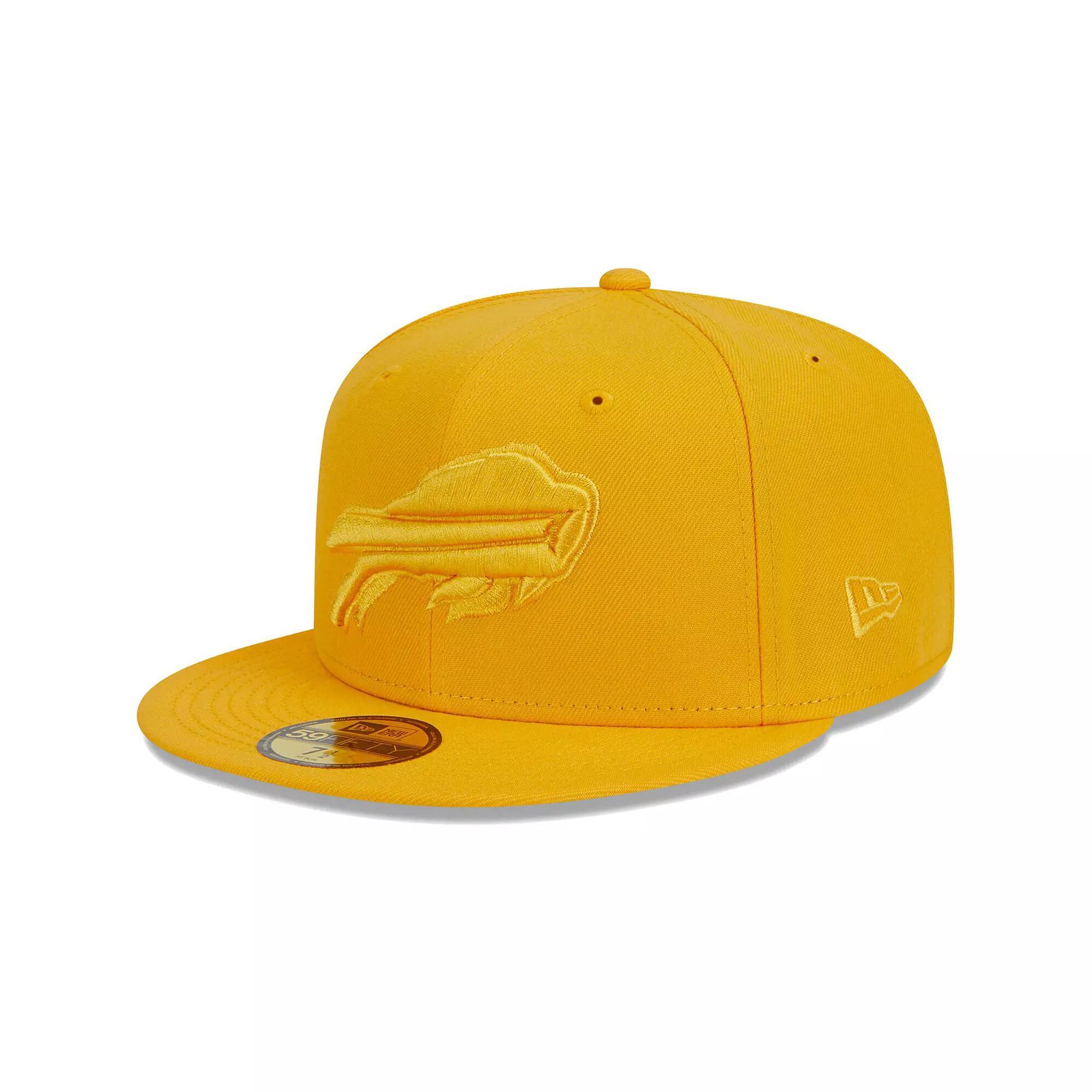 Men's New Era Gold Buffalo Bills Color Pack 59FIFTY Fitted Hat, Size: 7 1/8 Product Image