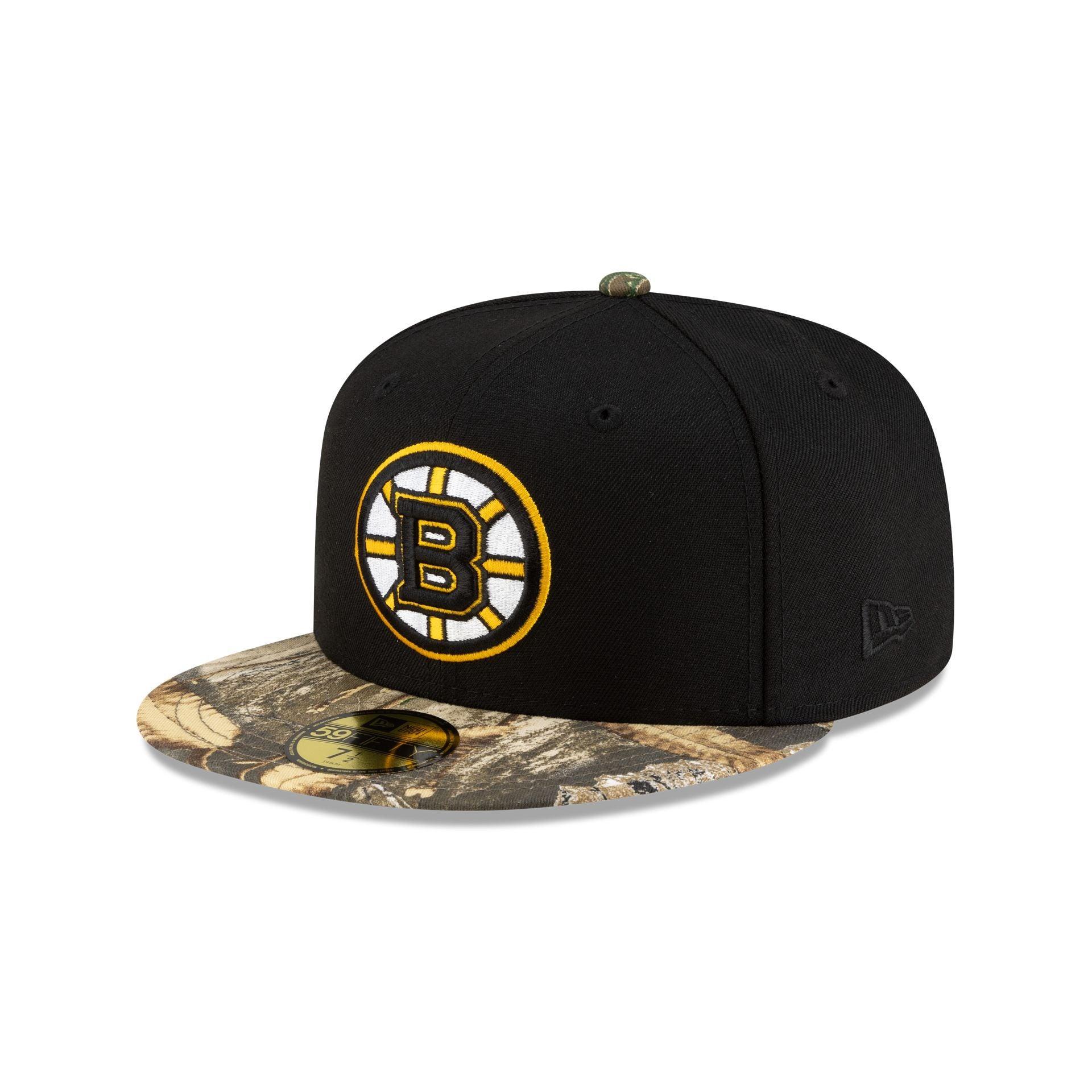 Boston Bruins Realtree Visor 59FIFTY Fitted Hat Male Product Image