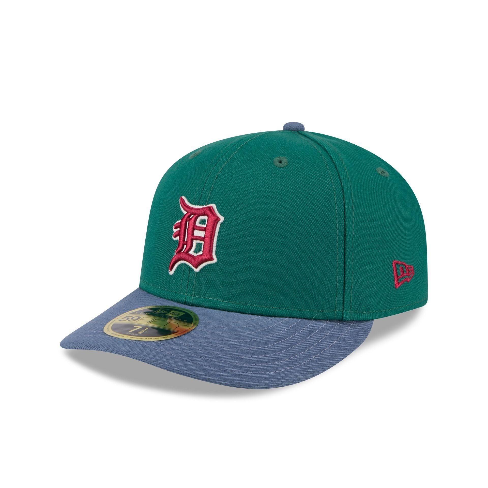 Detroit Tigers Green Gemstone Low Profile 59FIFTY Fitted Hat Male Product Image