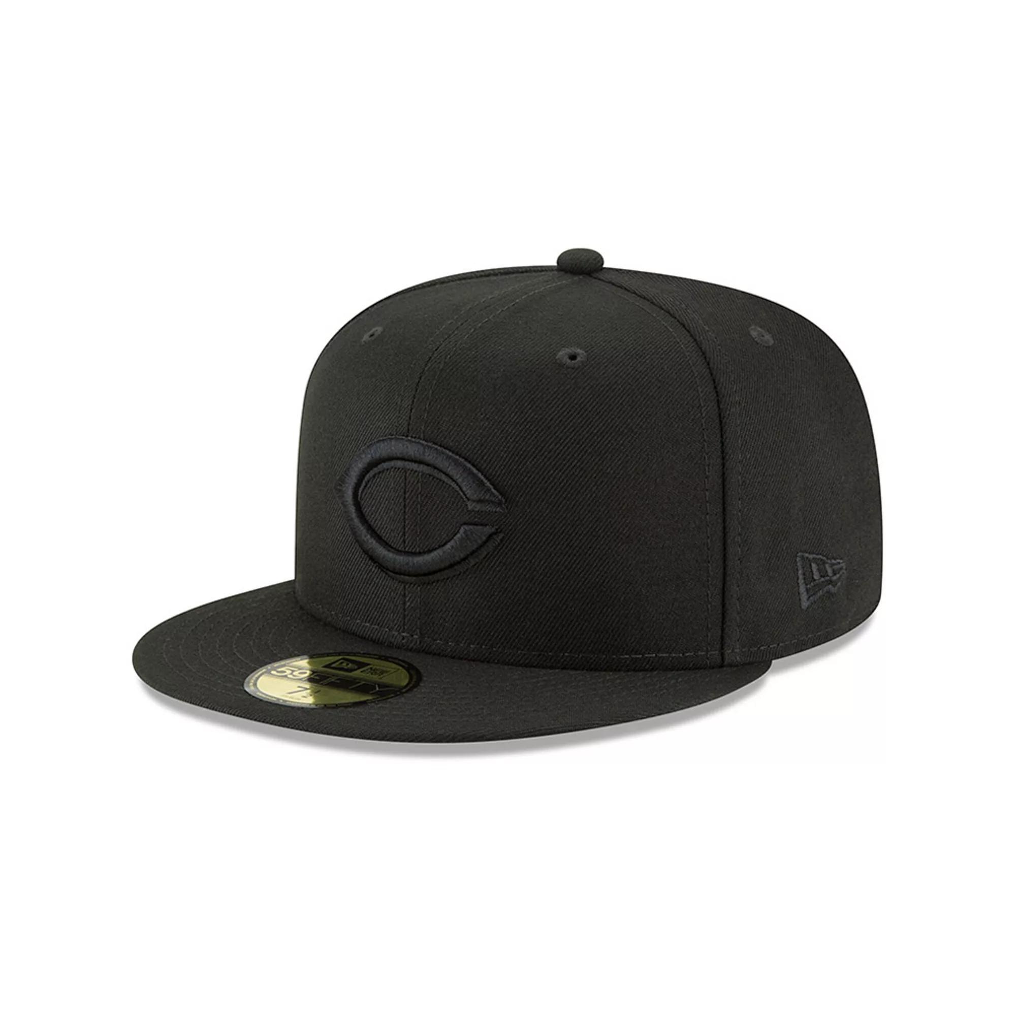 Mens New Era Black Cincinnati Reds Primary Logo Basic 59FIFTY Fitted Hat Product Image
