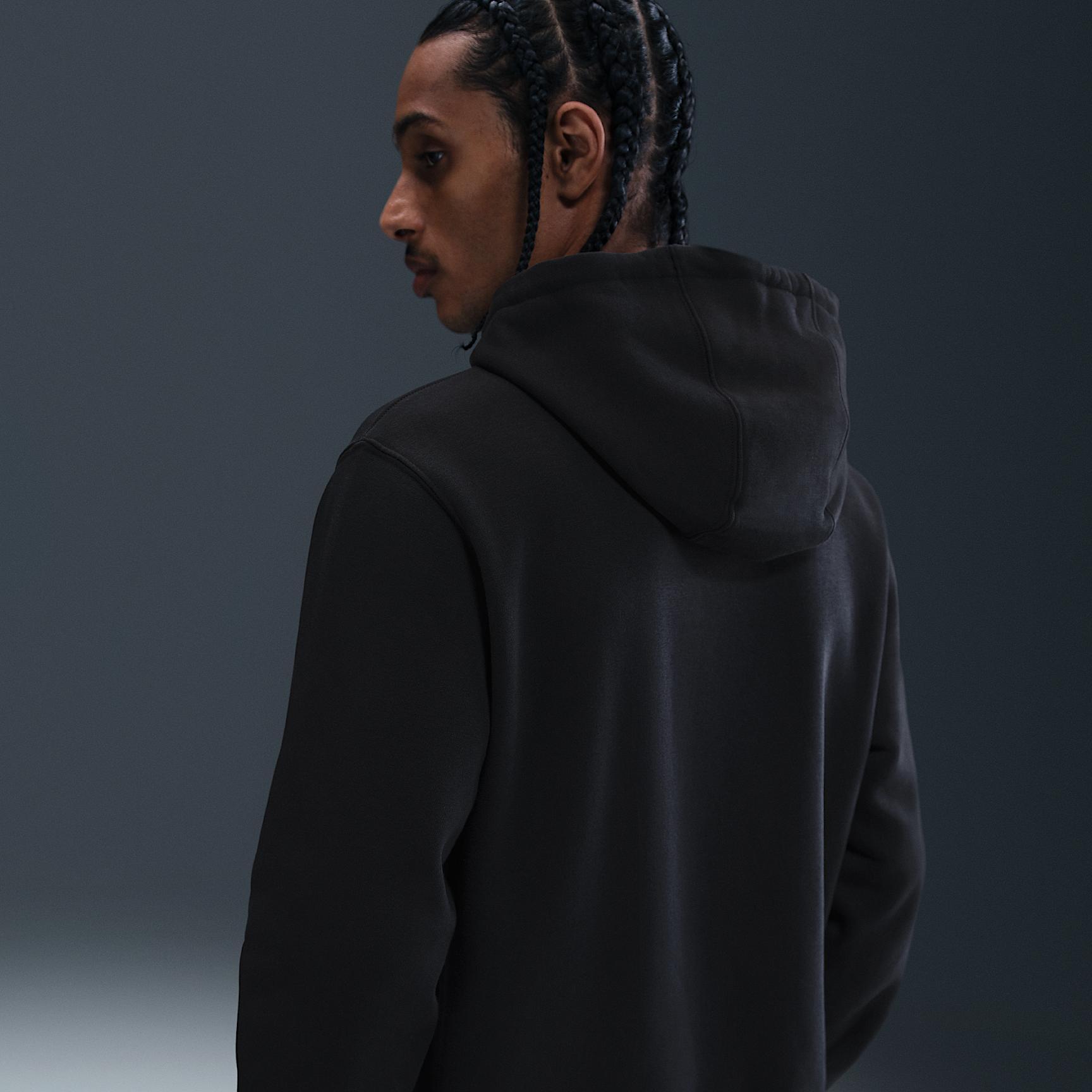 Nike Mens Club Pullover Fleece Hoodie | FN3859-010 Product Image