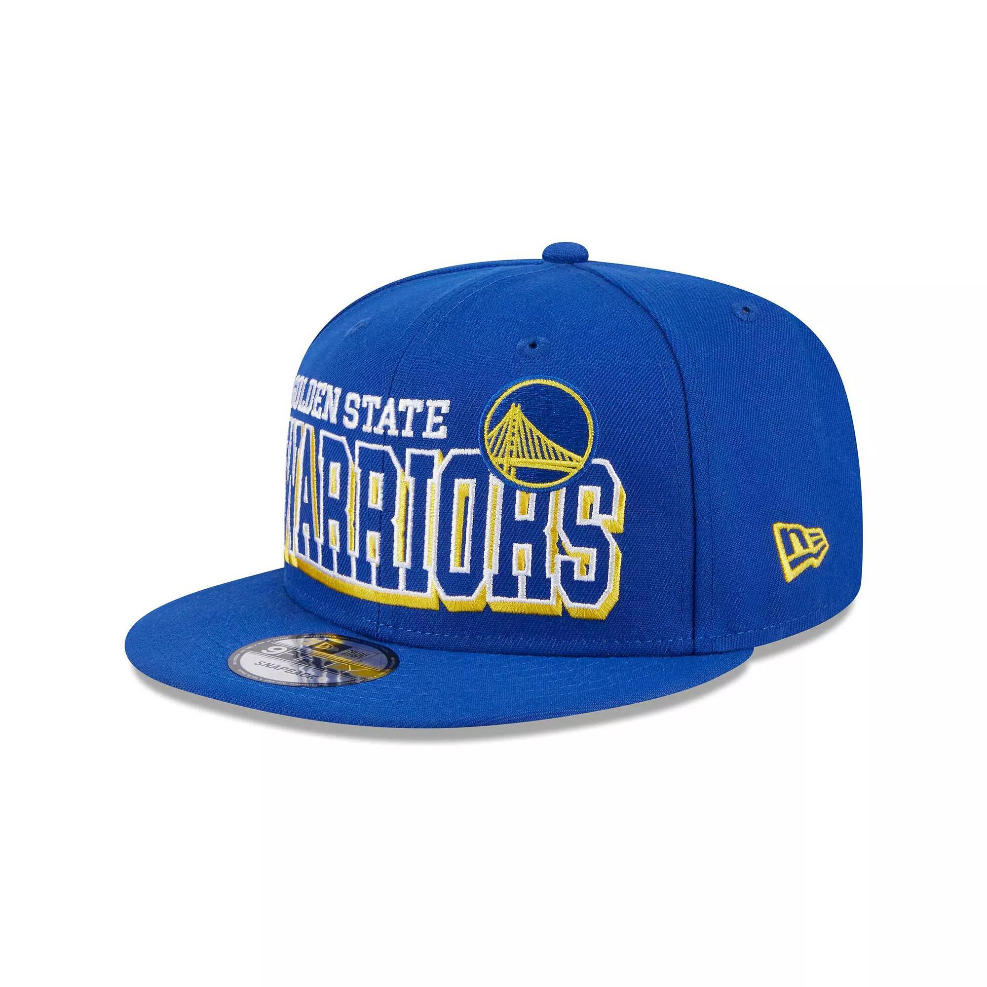 Men's New Era Royal Golden State Warriors Gameday 9FIFTY Snapback Hat, Blue Product Image