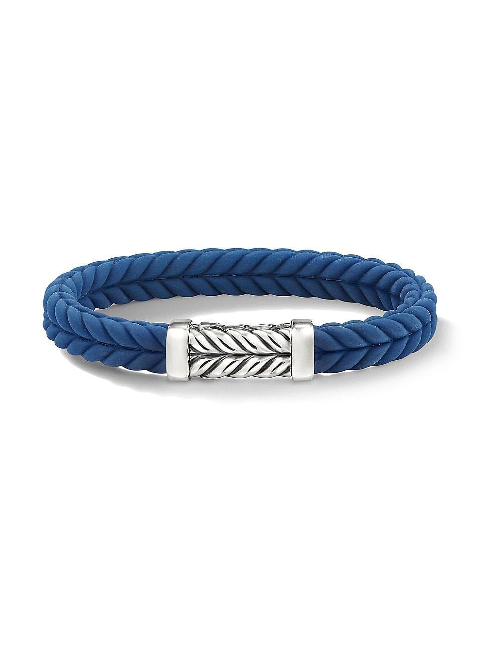 Mens Chevron Rubber Bracelet Product Image