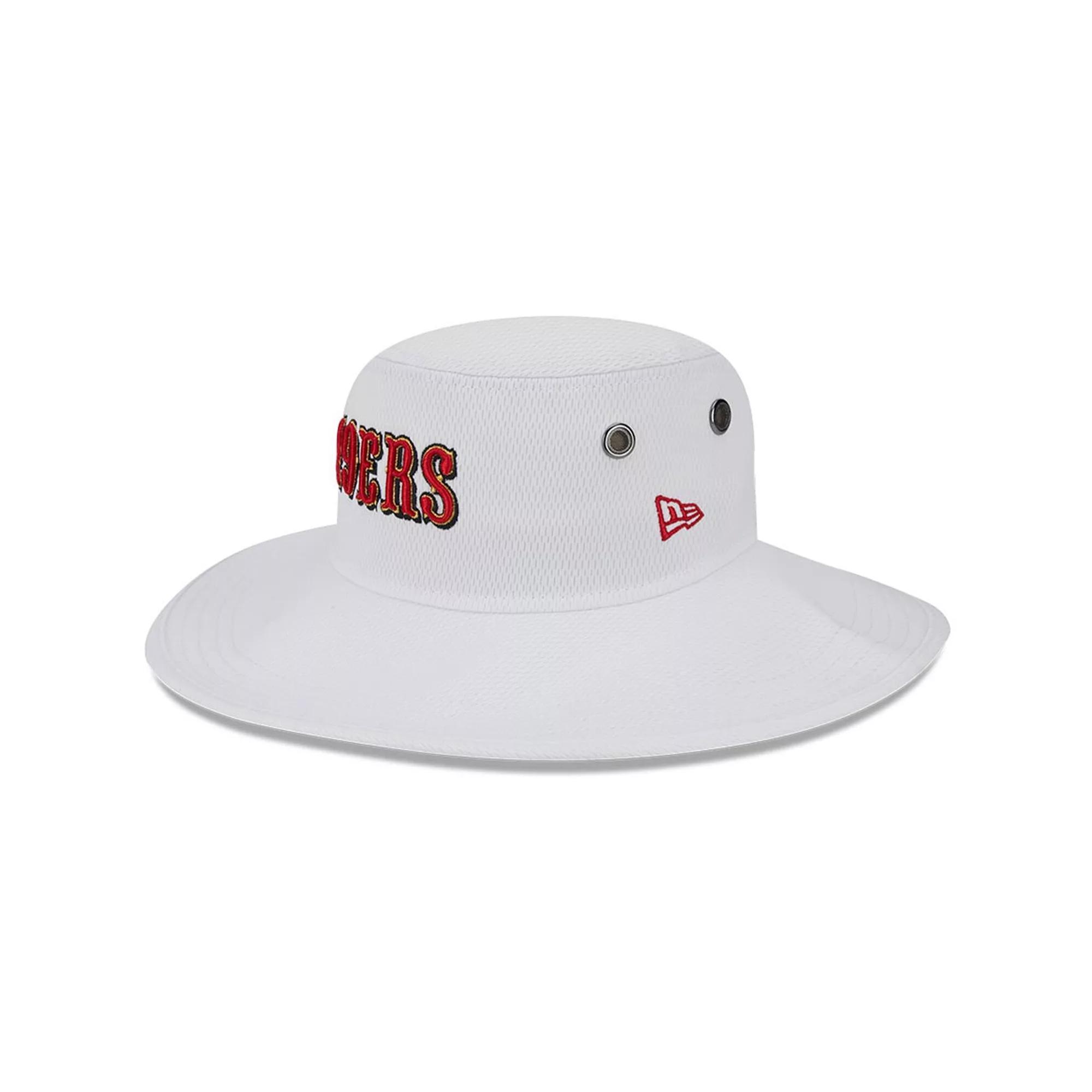 Men's New Era White San Francisco 49ers 2023 NFL Training Camp Panama Bucket Hat Product Image