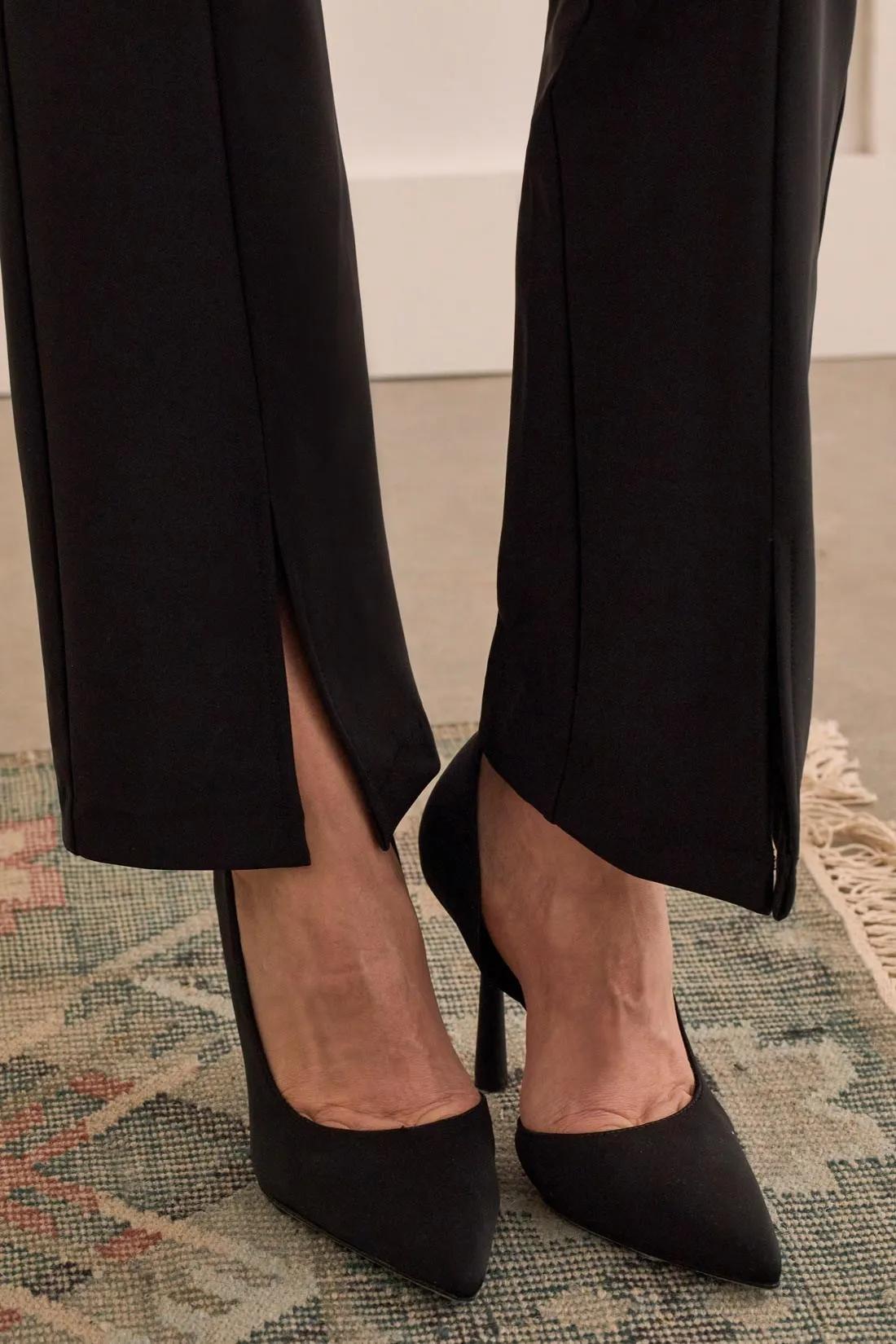 SUPER STRETCH PONTE PULL-ON MICROFLARE PANT Product Image