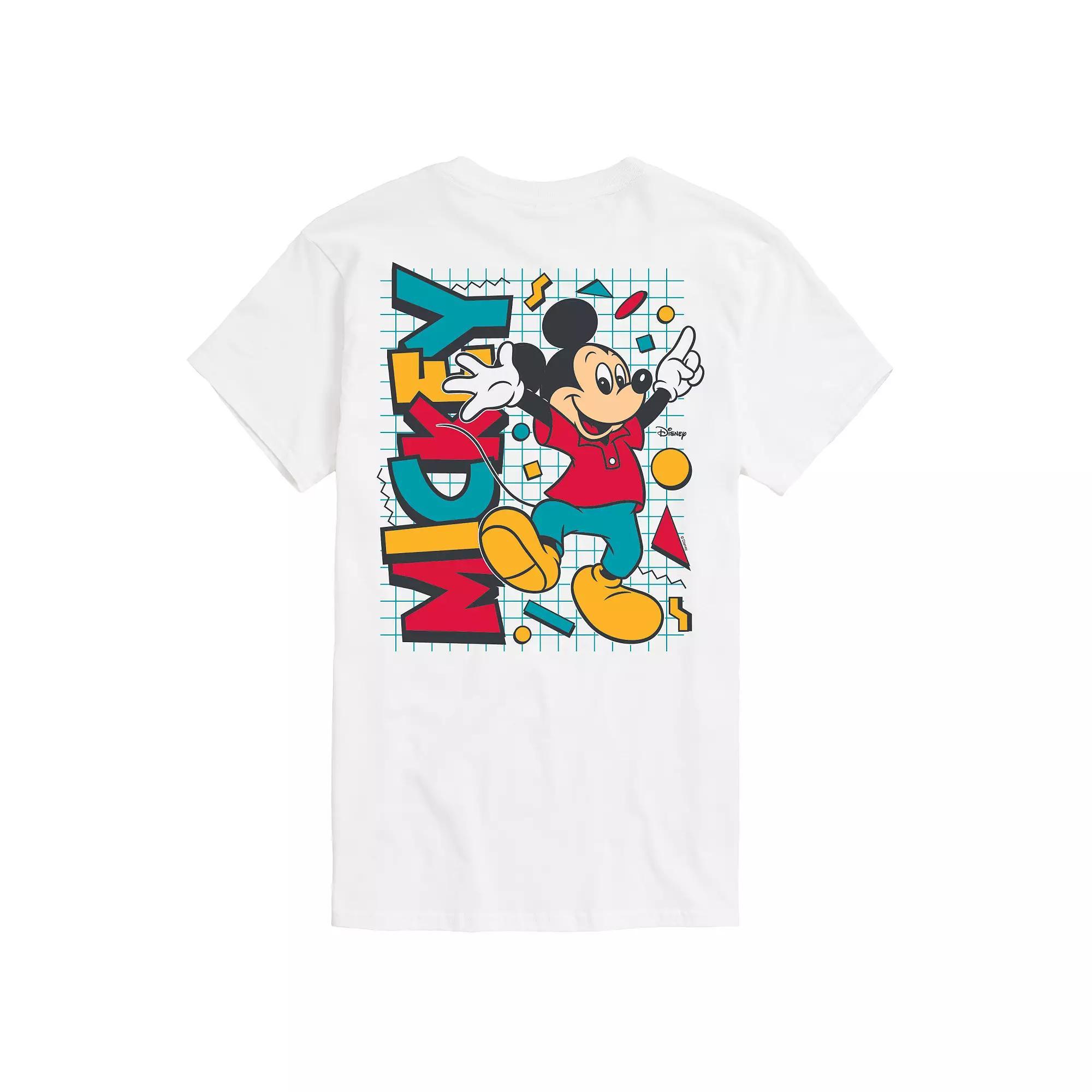 Disney's Mickey Mouse Big & Tall Funky Retro Graphic Tee, Men's,  Product Image