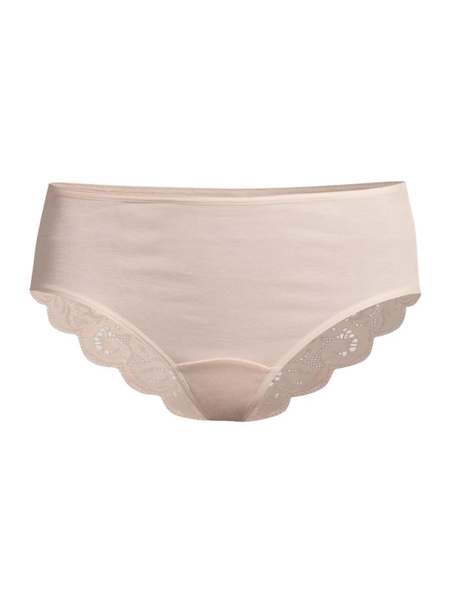 Womens Luxury Moments Lace-Back Hi-Cut Brief Product Image