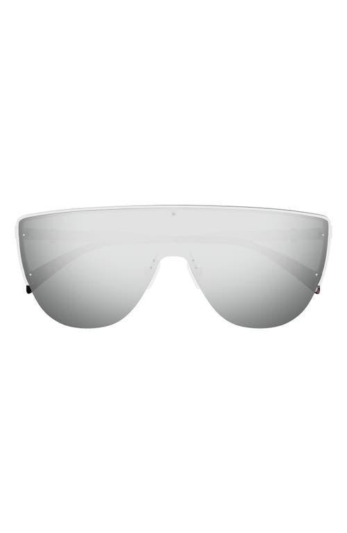 Men's Skull Metal Shield Sunglasses Product Image