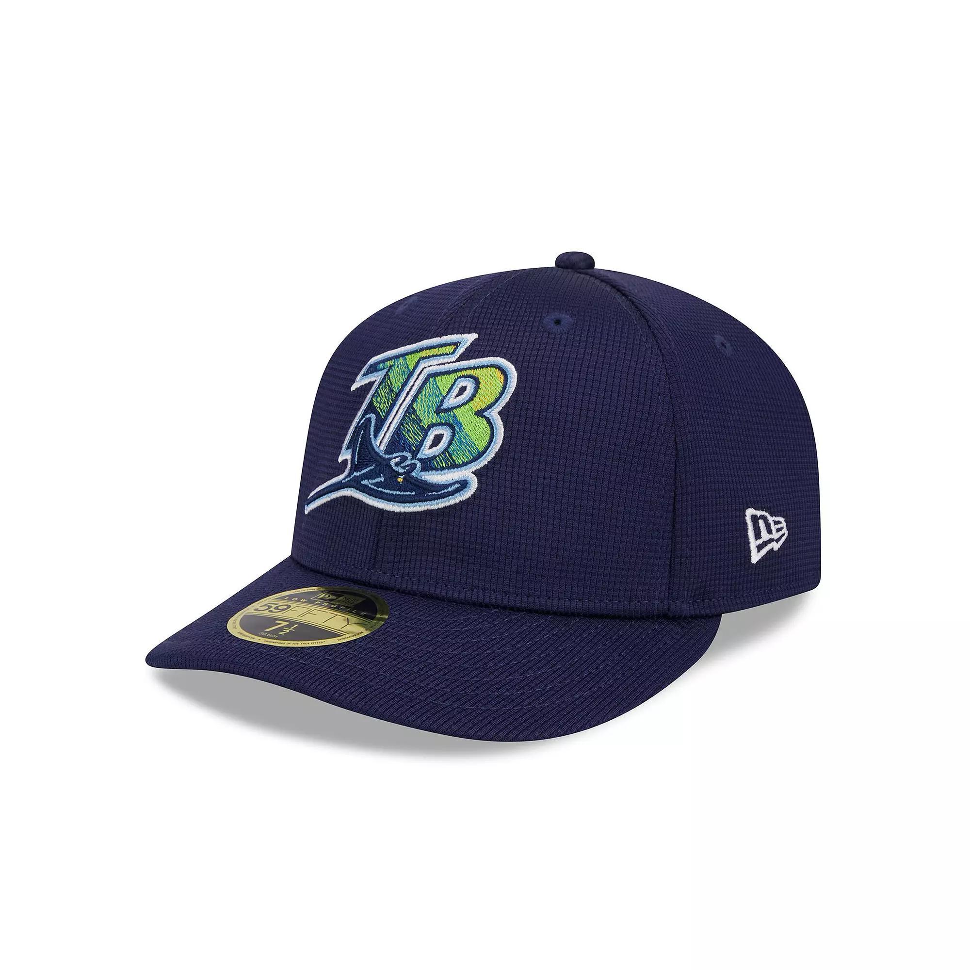 Men's New Era Navy Tampa Bay Rays 2025 Batting Practice Low Profile 59FIFTY Fitted Hat,  Product Image
