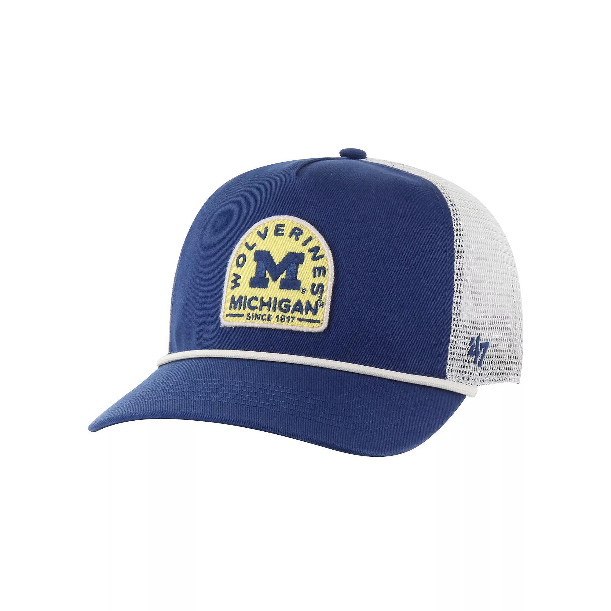 Men's '47 Navy Michigan Wolverines Coastline Hitch Trucker Adjustable Hat, Blue Product Image