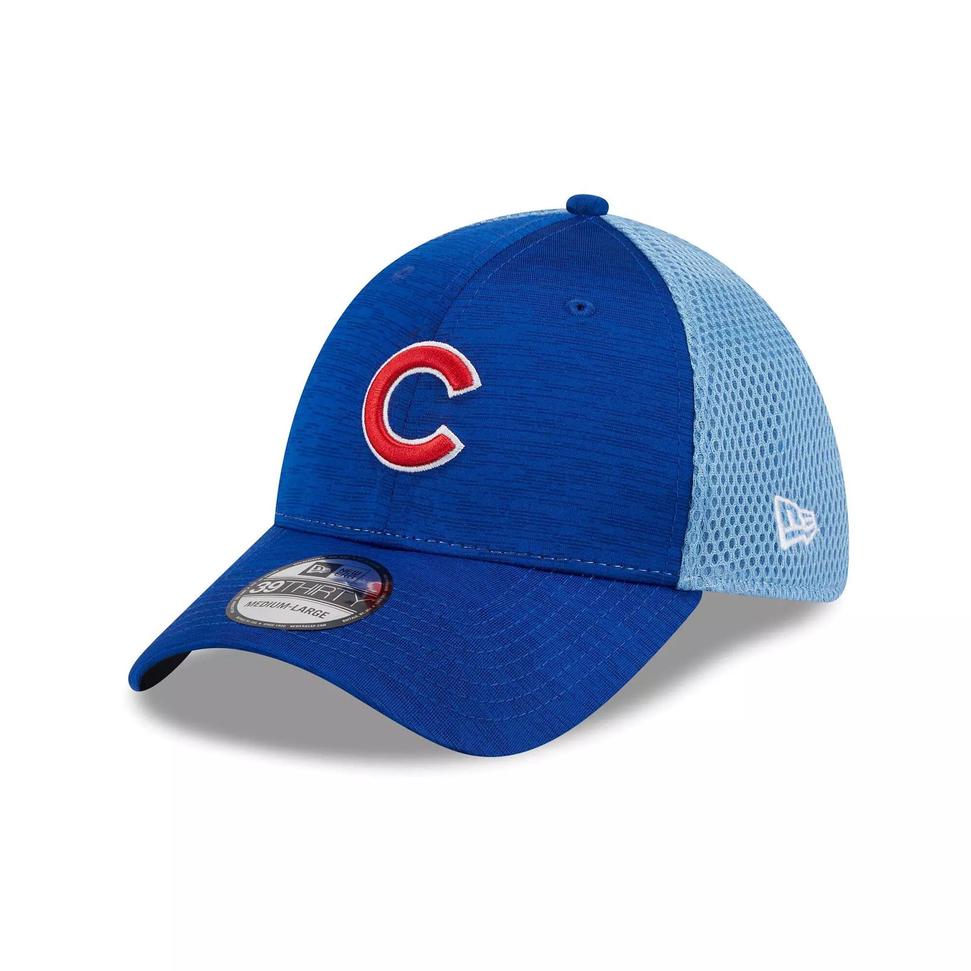 Men's New Era Royal Chicago Cubs Neo 39THIRTY Flex Hat, Size: Large/XL, Blue Product Image