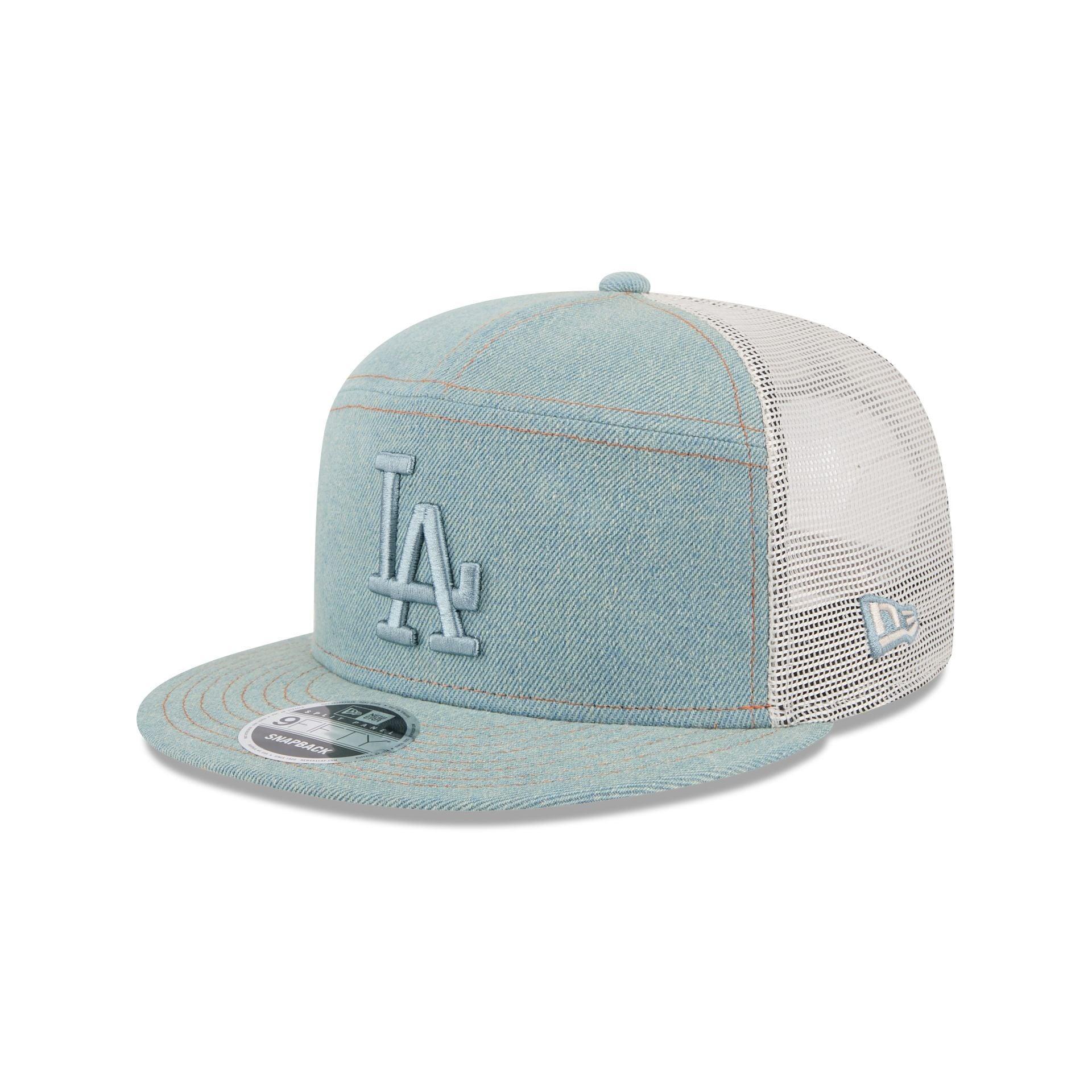 UCLA Bruins Denim Split Panel 9FIFTY Trucker Hat Male Product Image