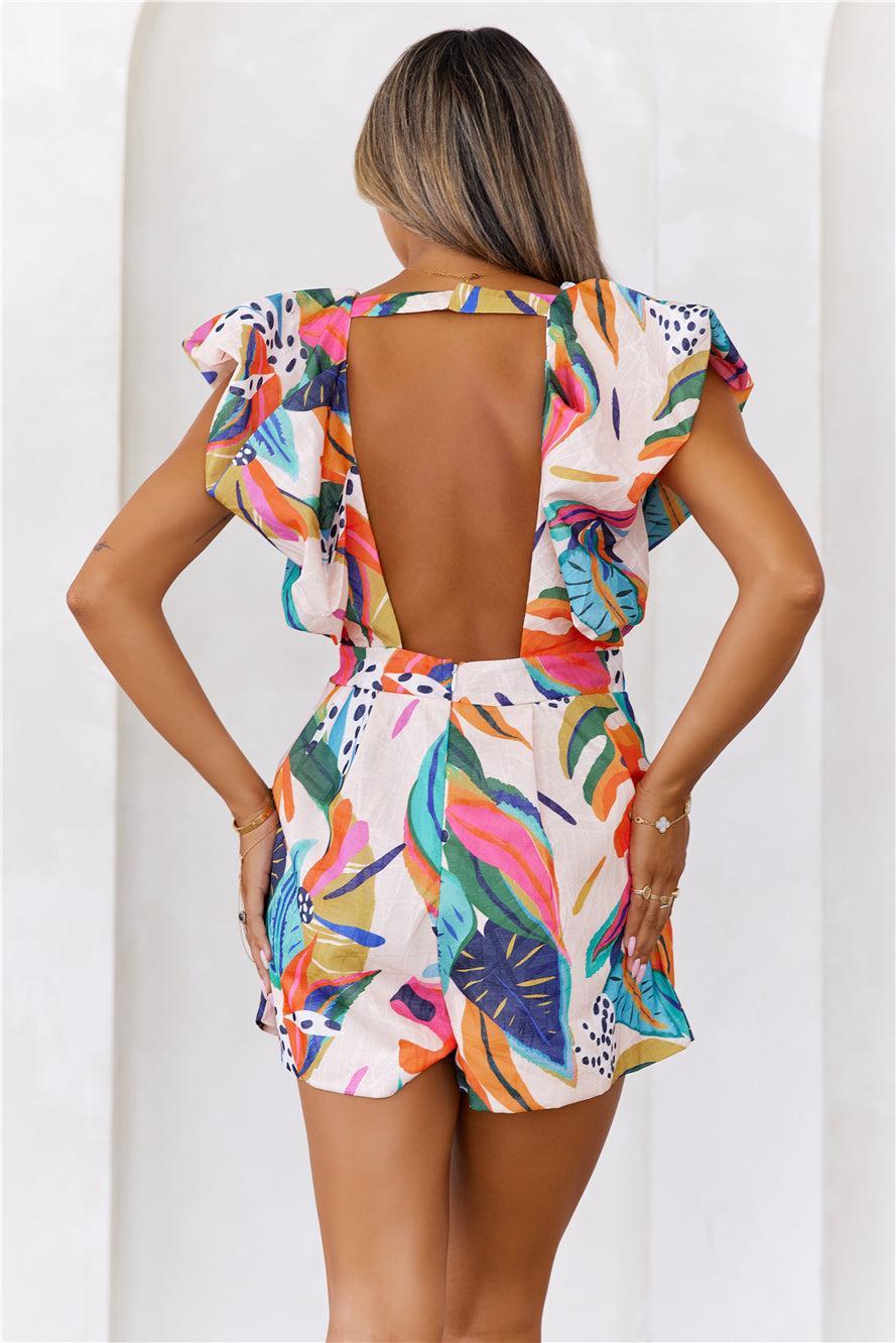 Prettiest Of All Romper Multi Product Image