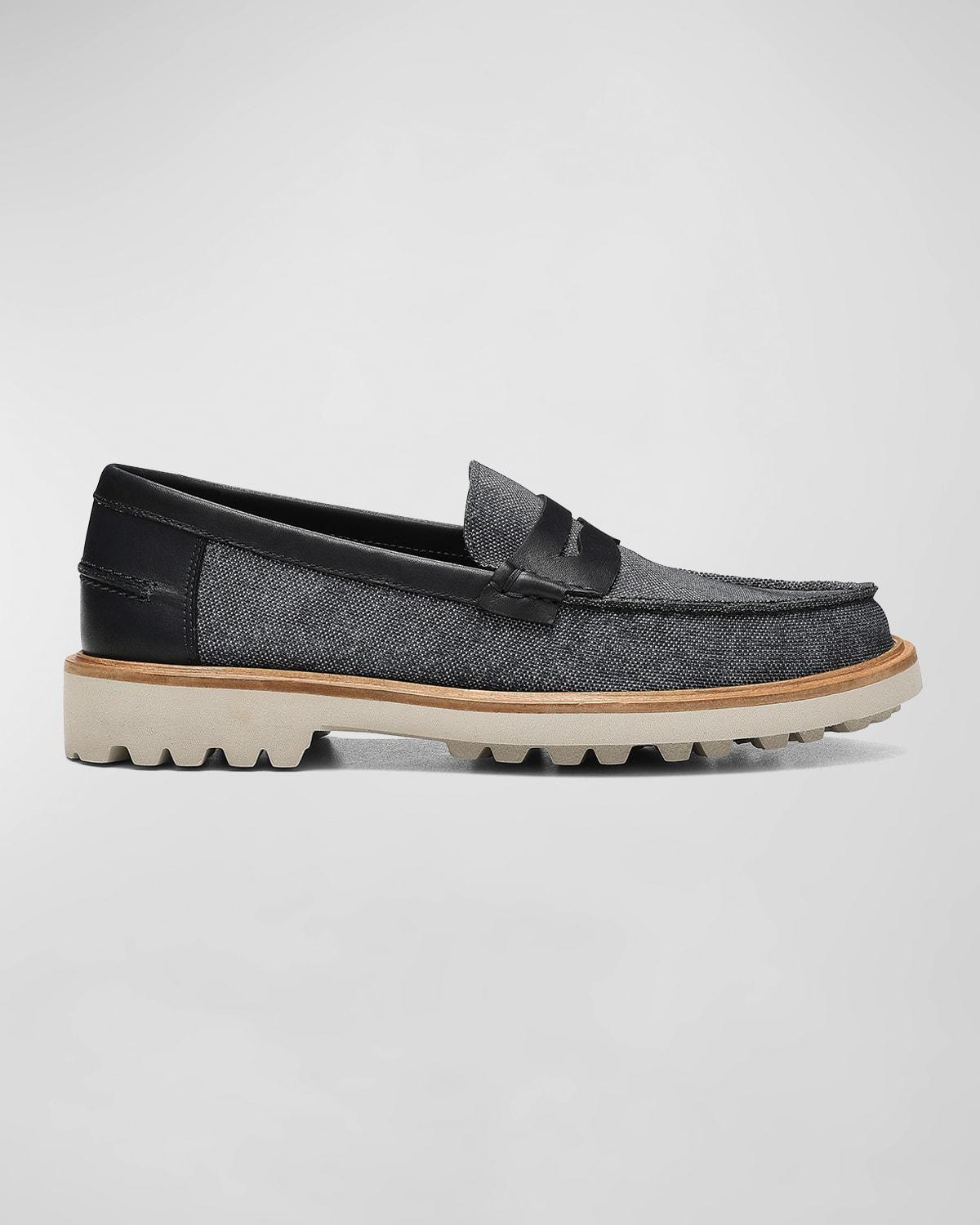 Mens Jimmy Nylon-Leather Boat Shoes Product Image