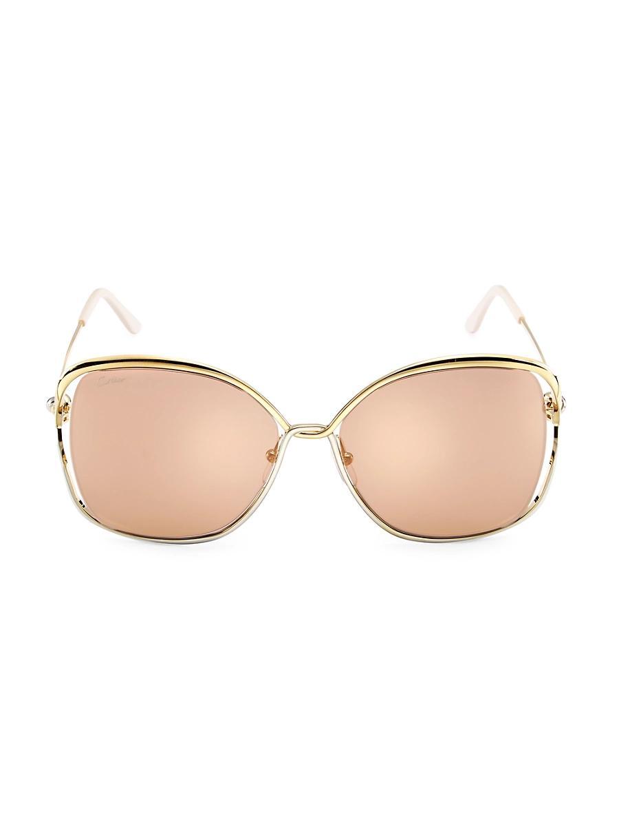 Womens 61MM Square Sunglasses Product Image