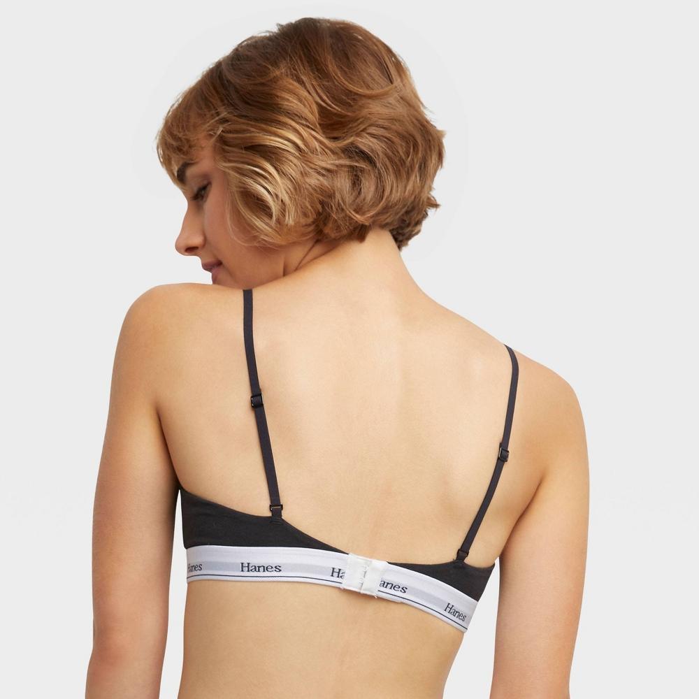 Hanes Originals Women's 2pk Stretch Triangle Bralette MHT102 Product Image