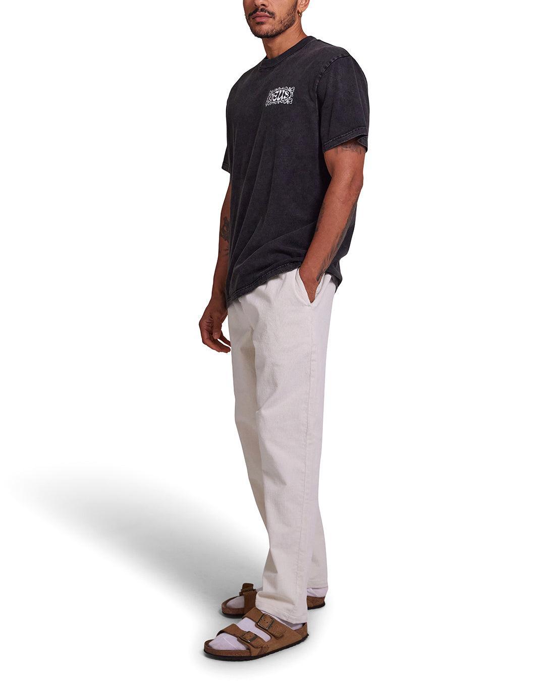 Infinity Cord Beach Pant - Dirty White Product Image