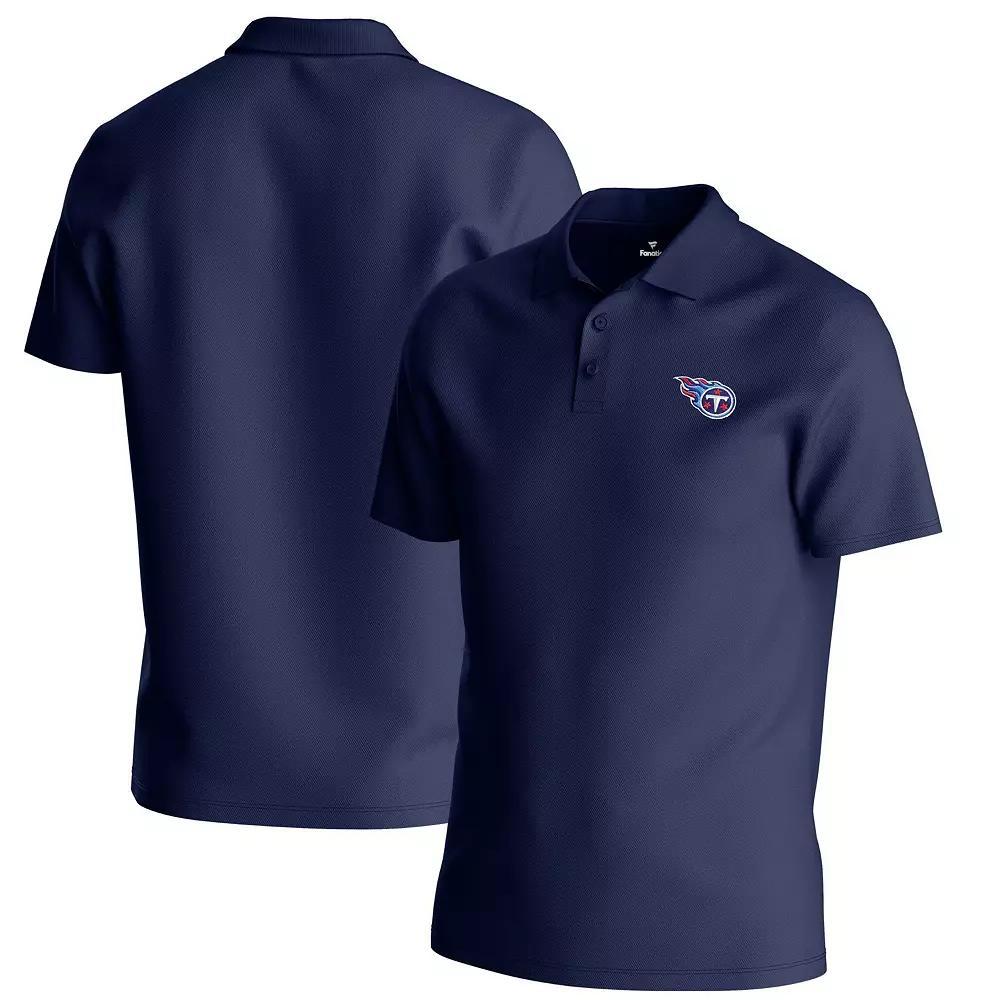 Men's Navy Tennessee Titans Big & Tall Birdseye Polo, Size: 4XB, Blue Product Image