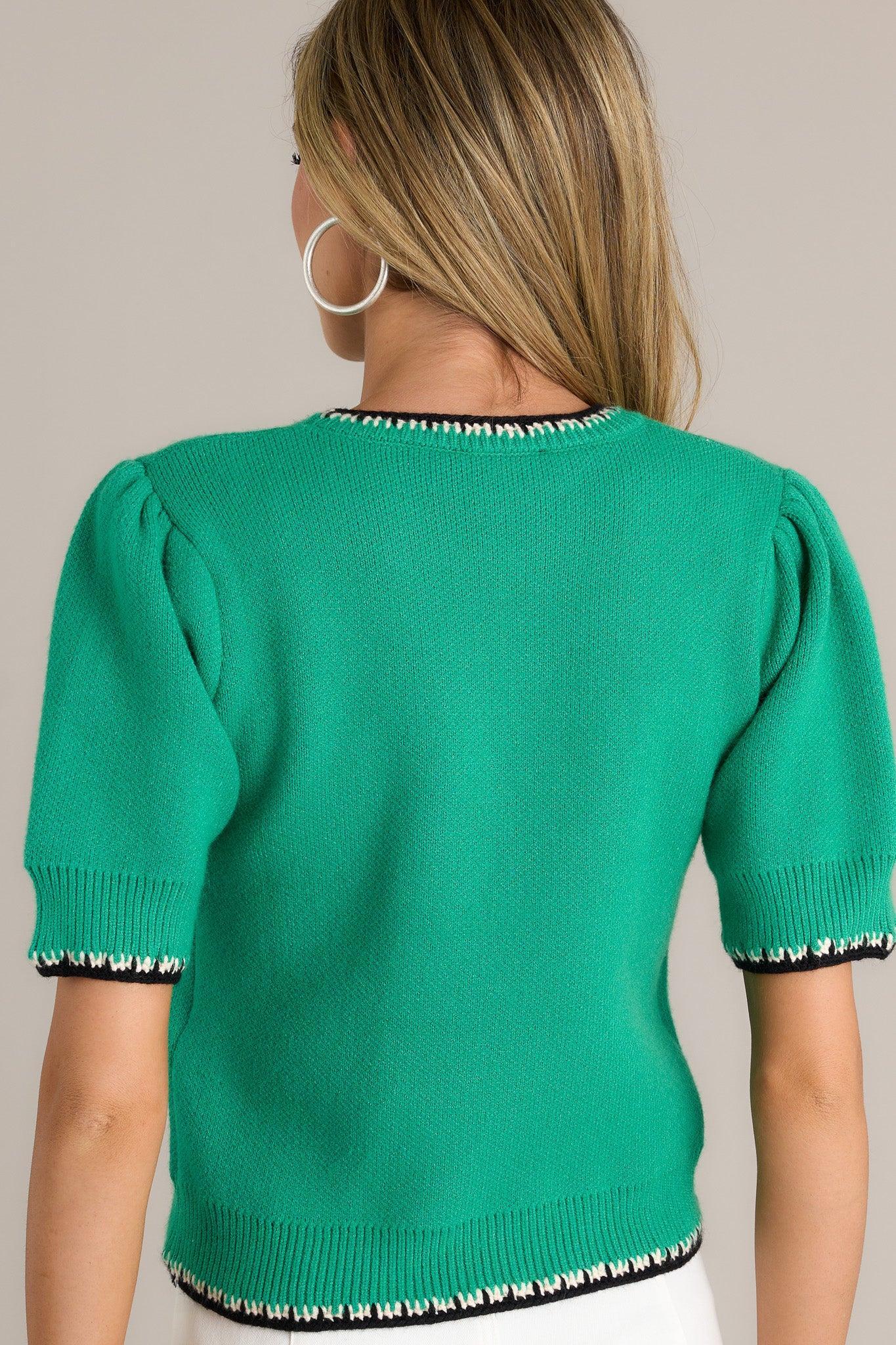 Chic Charisma Kelly Green Sweater Top Product Image