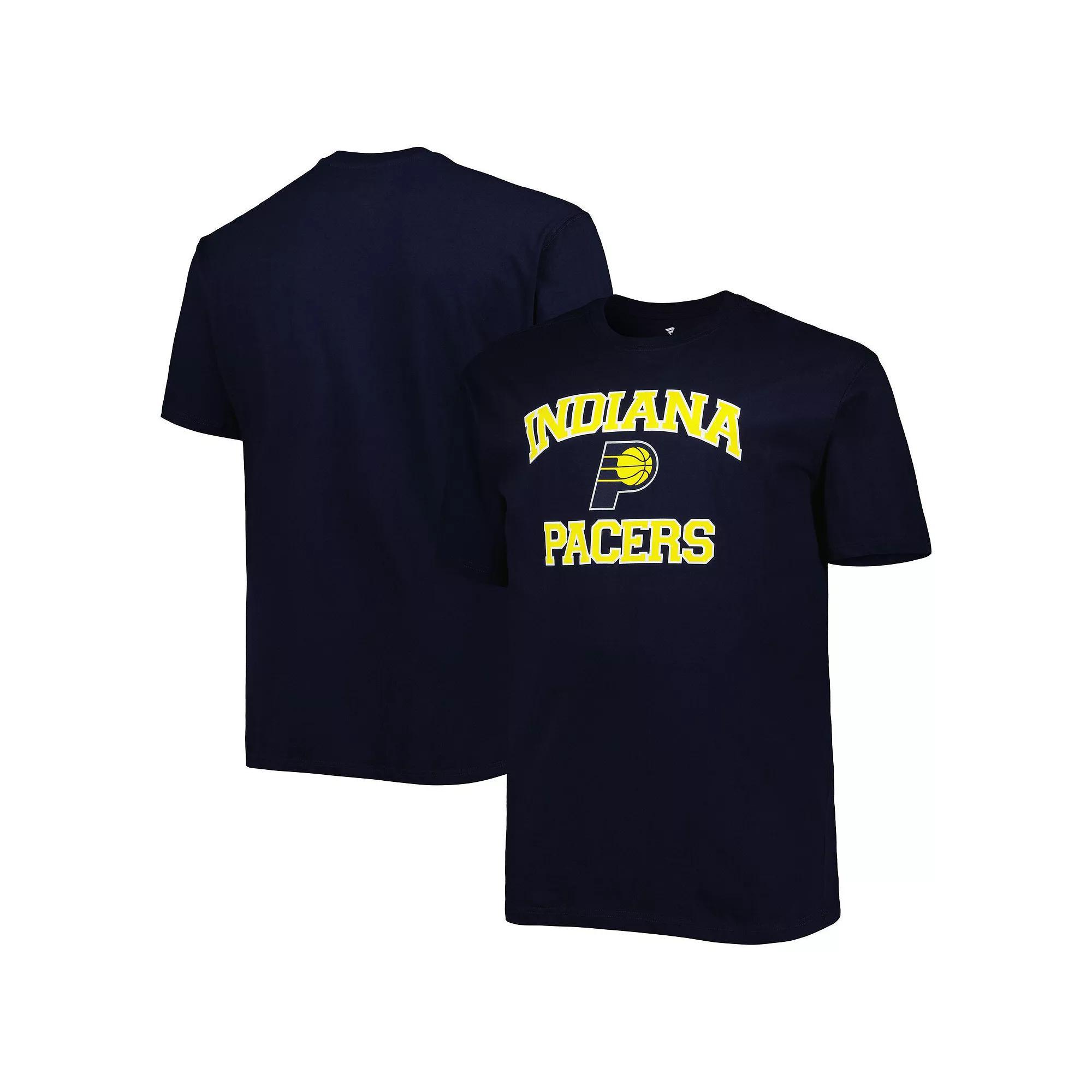 Men's Navy Indiana Pacers Big & Tall Heart & Soul T-Shirt, Size: 2XB, Blue Product Image