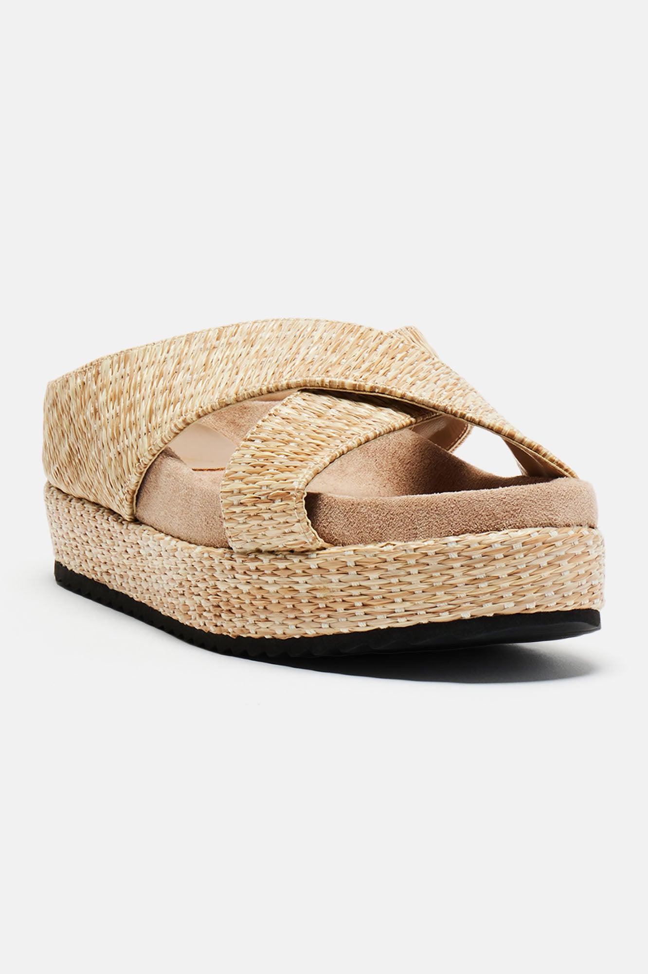 It's A Good One Casual Slides - Beige Product Image