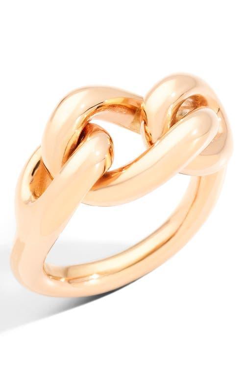 Womens Catene 18K Rose Gold Ring Product Image