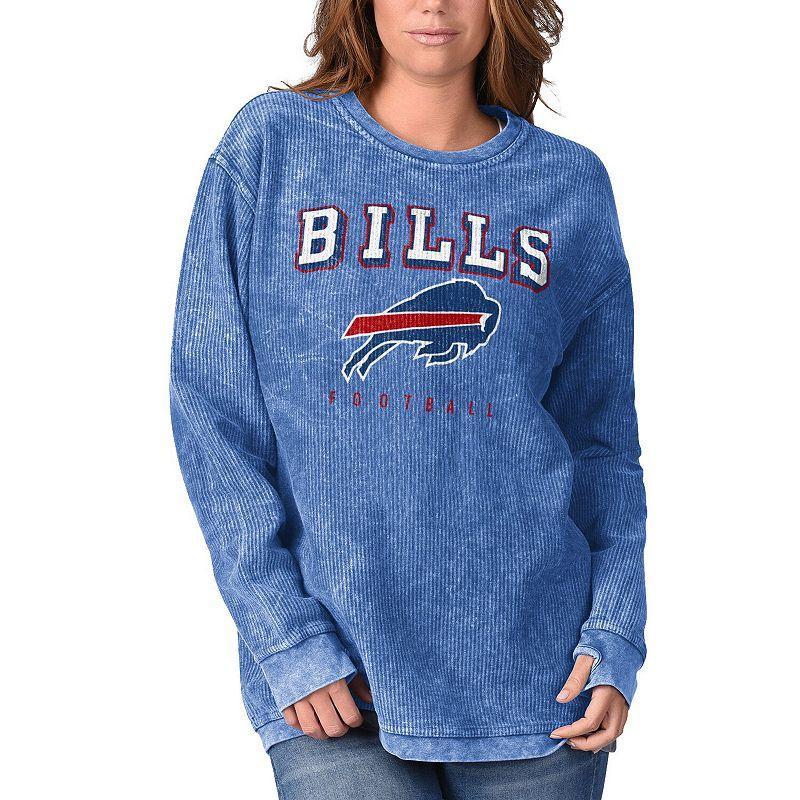 Womens G-III 4Her by Carl Banks Royal Buffalo Bills Comfy Cord Pullover Sweatshirt Product Image