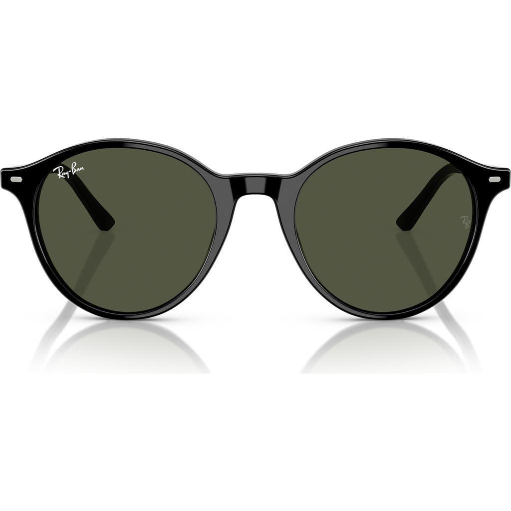 RAY BAN Ray-ban Phantos 53mm Round Sunglasses In Black Product Image