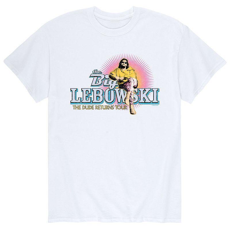 Men's The Big Lebowski Dude Returns Tee, Size: XL, White Product Image