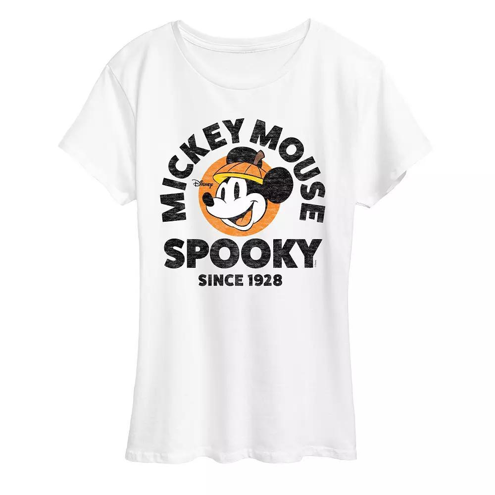 Disney's iMickey Mouse Women's Spooky Since 1928 Graphic Tee,  Product Image