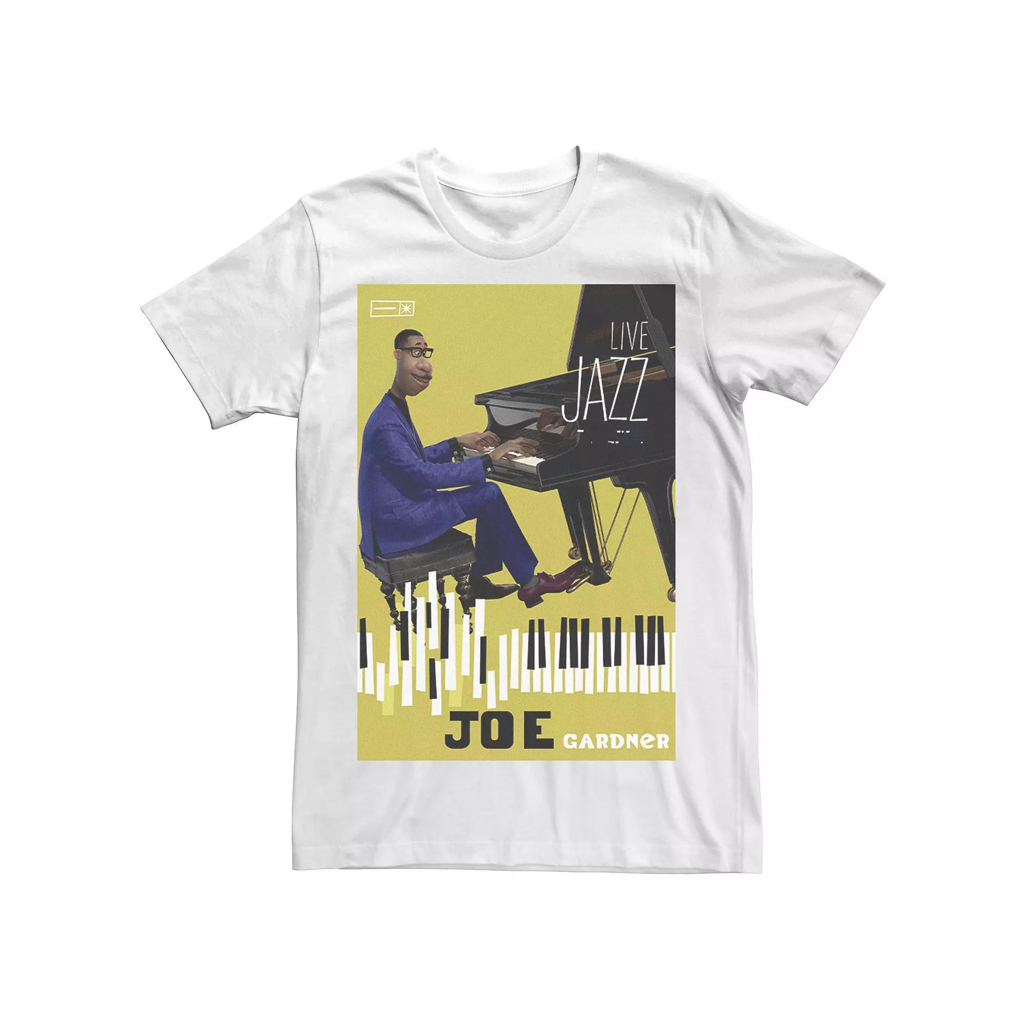 Disney / Pixar's Soul Joe Men's Live Jazz Poster Tee,  Product Image